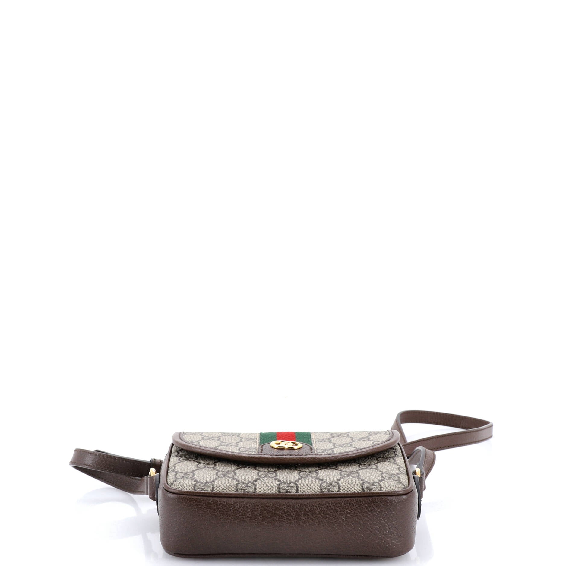 Ophidia Flap Shoulder Bag GG Coated Canvas Mini