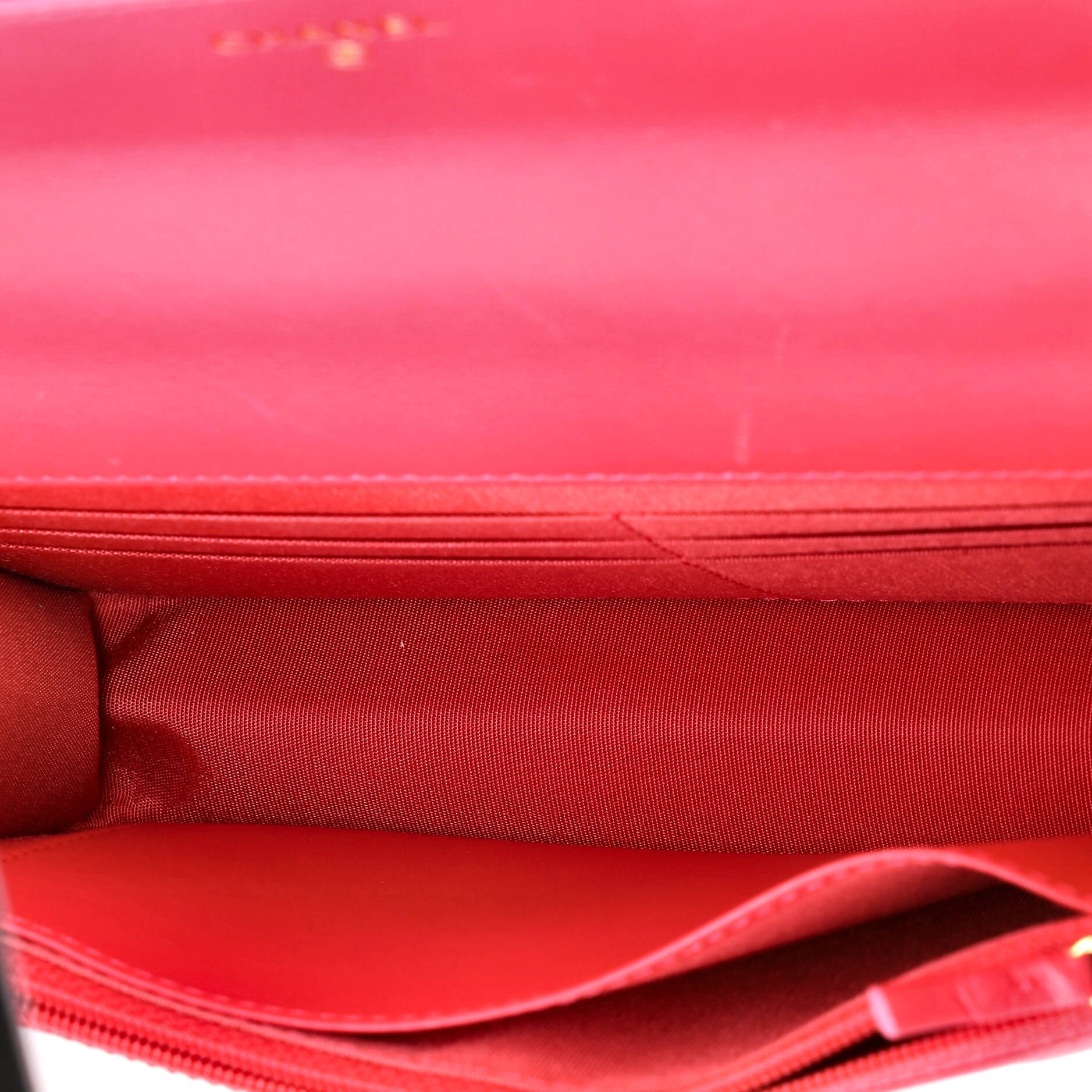 19 Wallet on Chain Quilted Goatskin