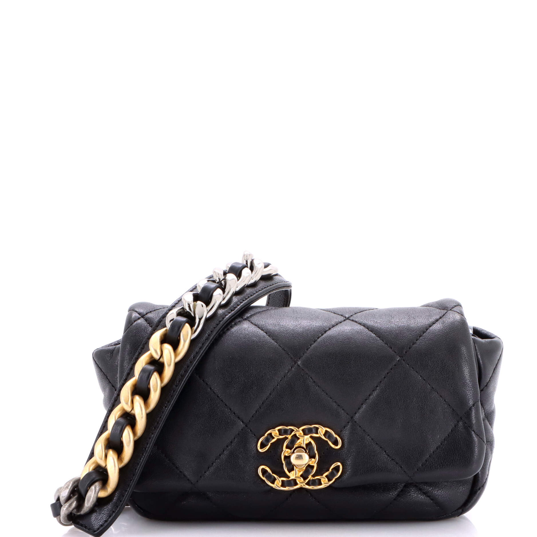 19 Belt Bag Quilted Leather
