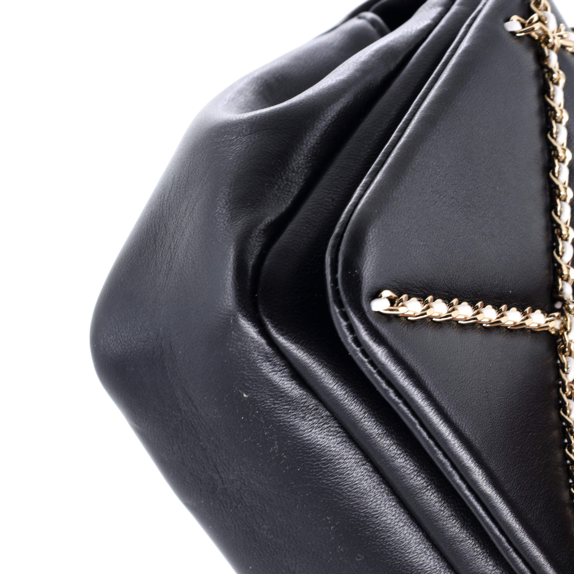 Entwined Chain Flap Bag Quilted Lambskin Mini