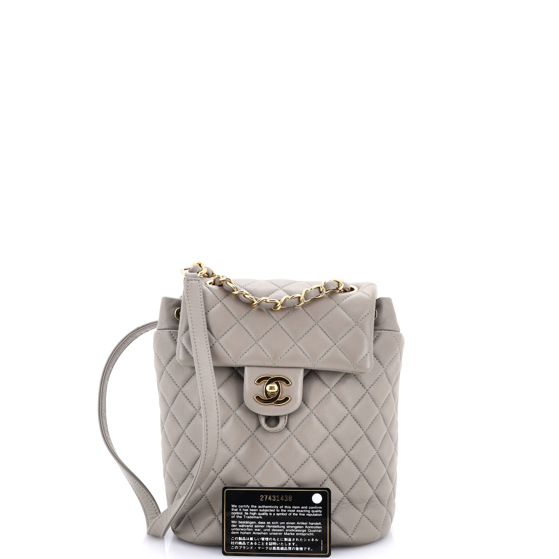 Urban Spirit Backpack Quilted Lambskin Mini