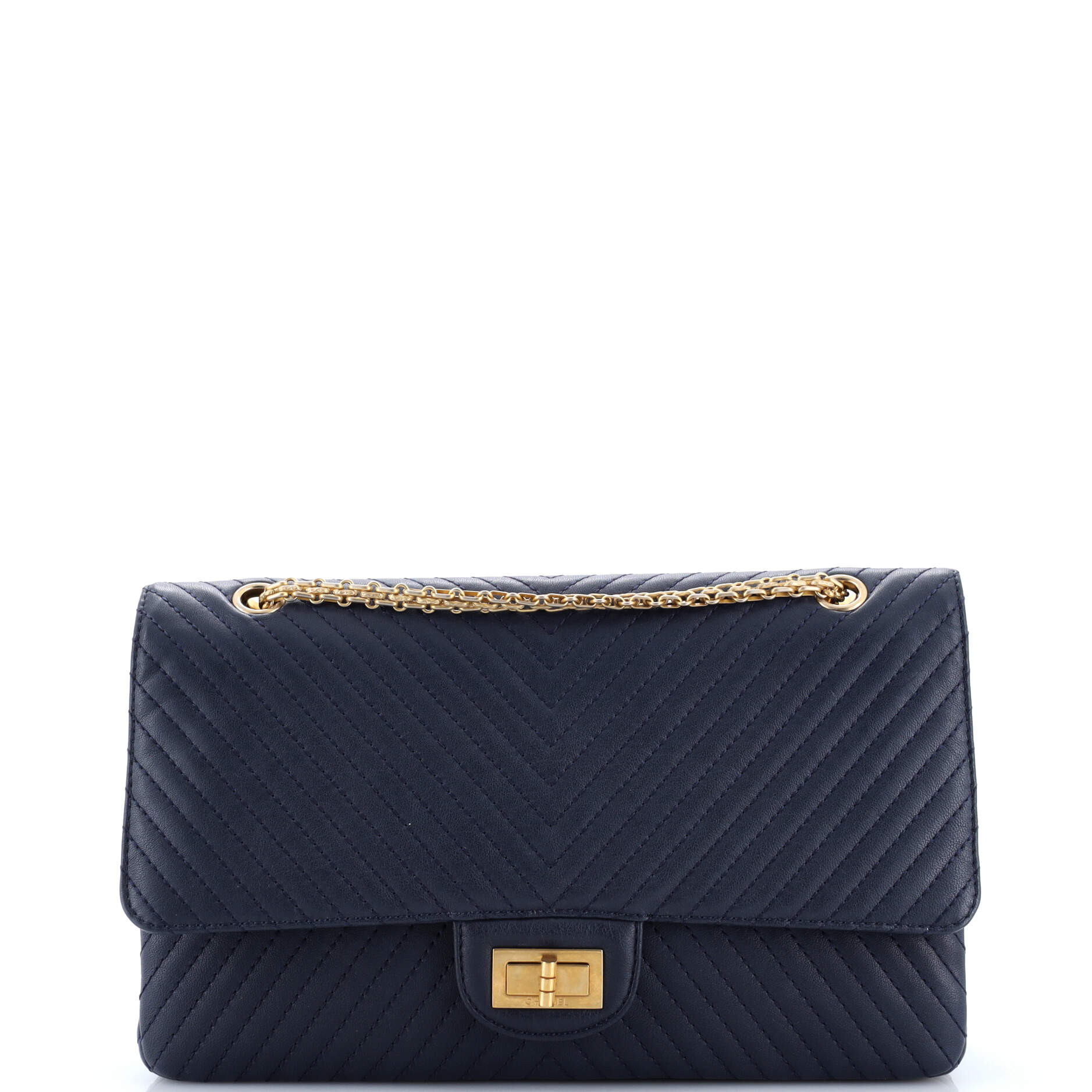 Reissue 2.55 Flap Bag Chevron Sheepskin 227