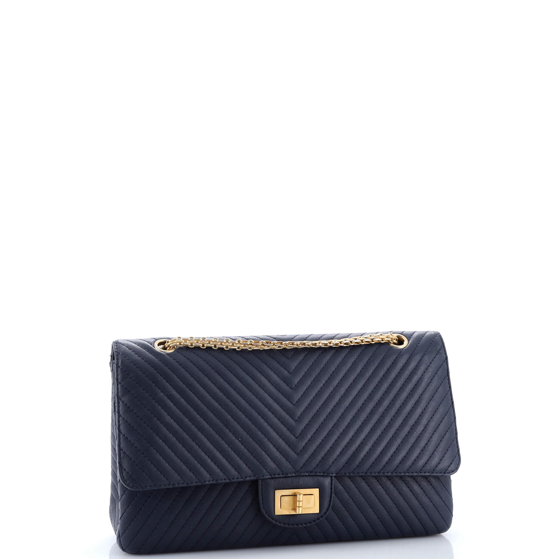 Reissue 2.55 Flap Bag Chevron Sheepskin 227