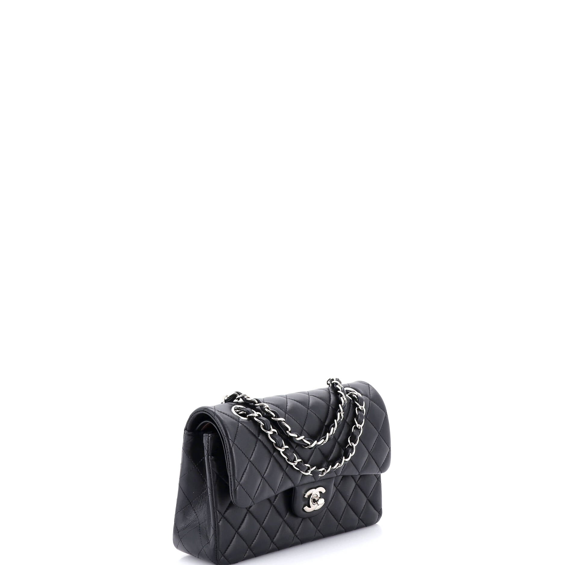 Classic Double Flap Bag Quilted Lambskin Small