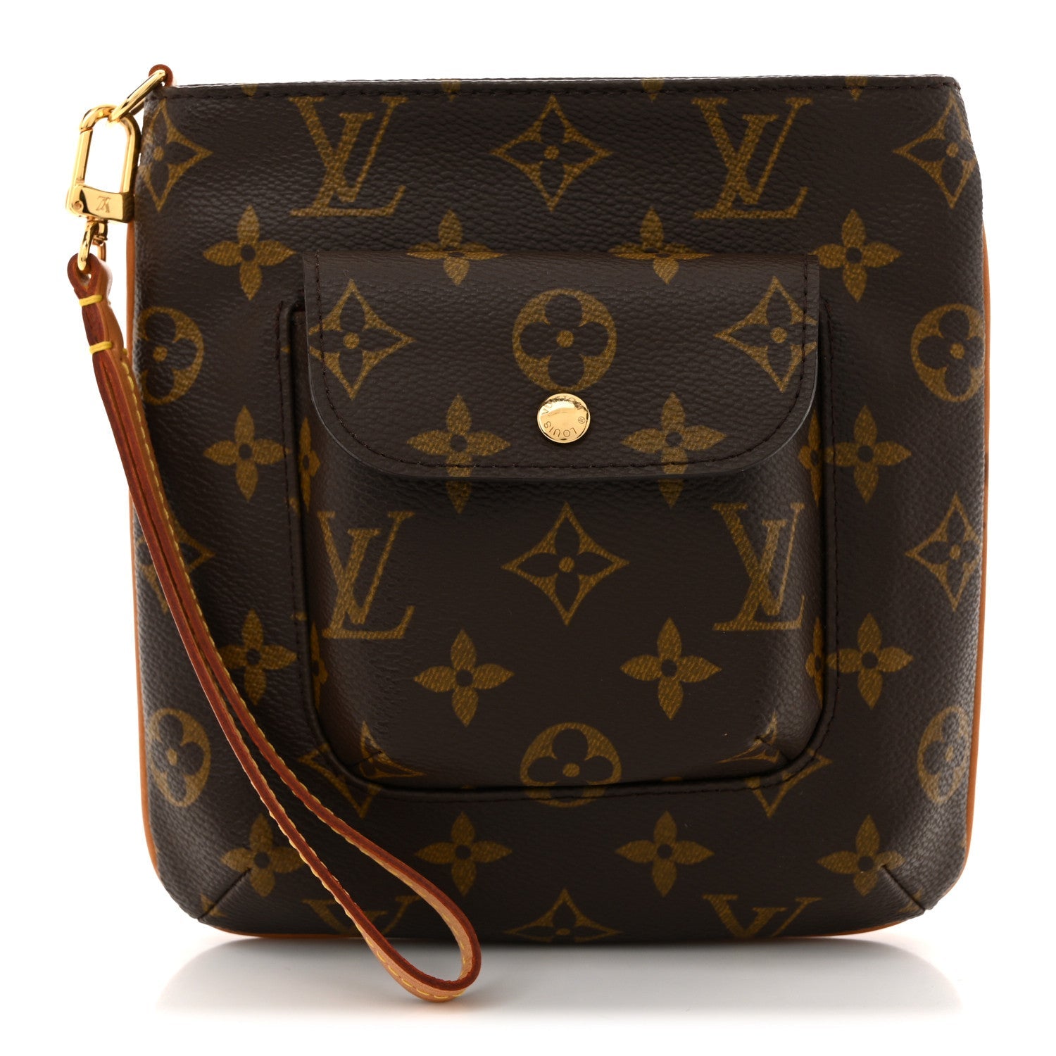 Monogram Partition Wristlet