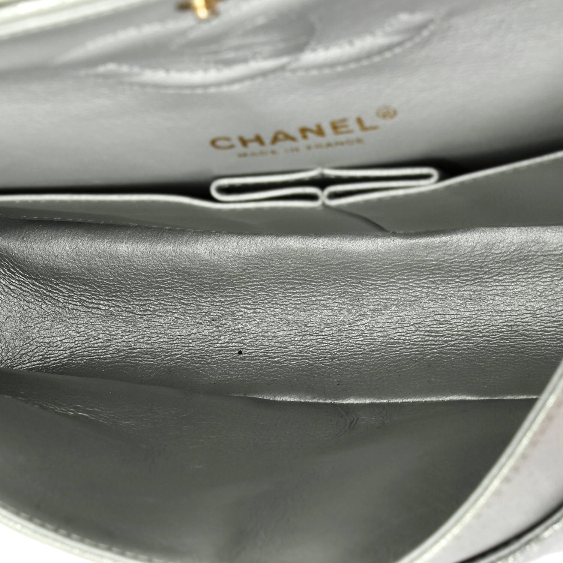 Classic Double Flap Bag Quilted Iridescent Calfskin Medium