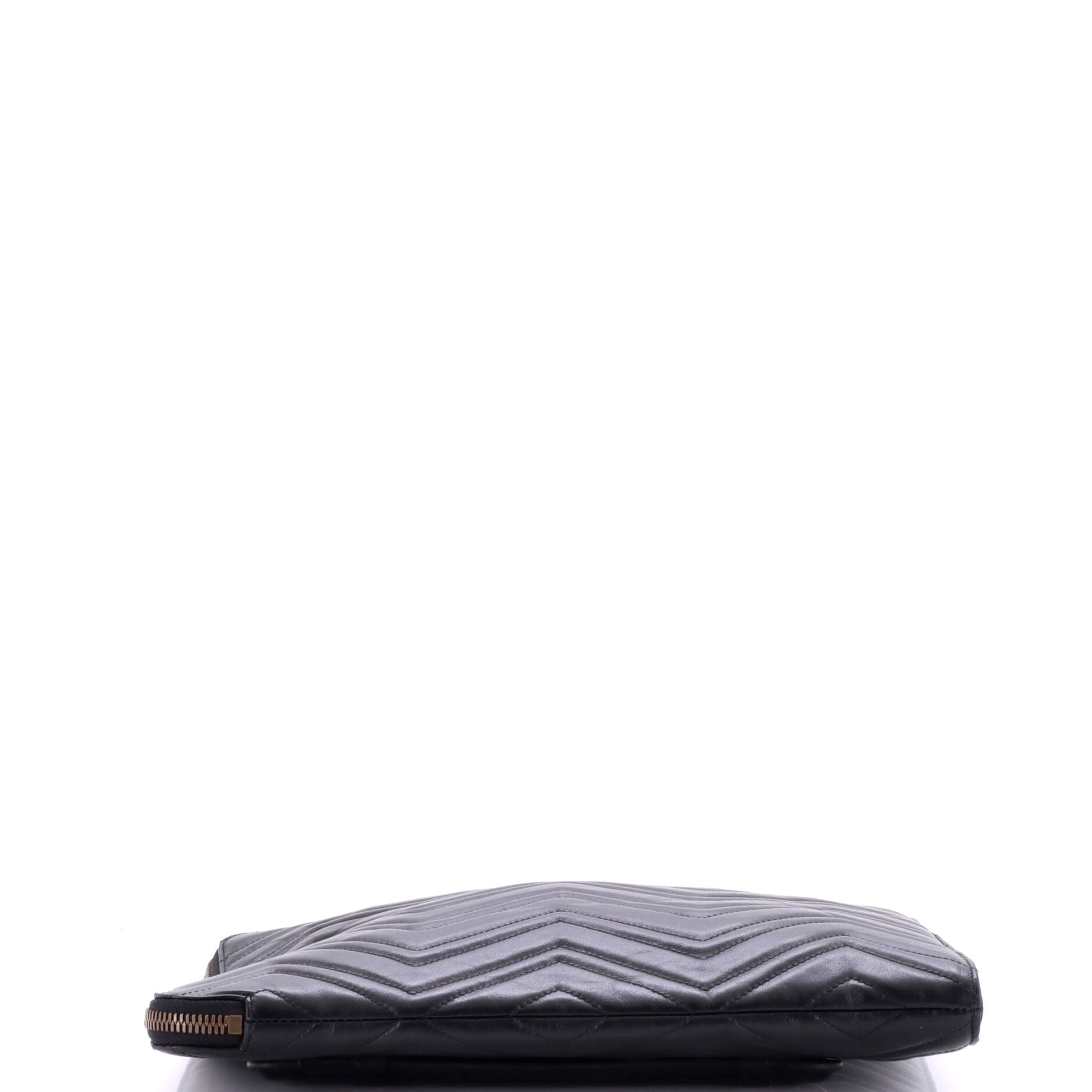 GG Marmont Portfolio Clutch Matelasse Leather