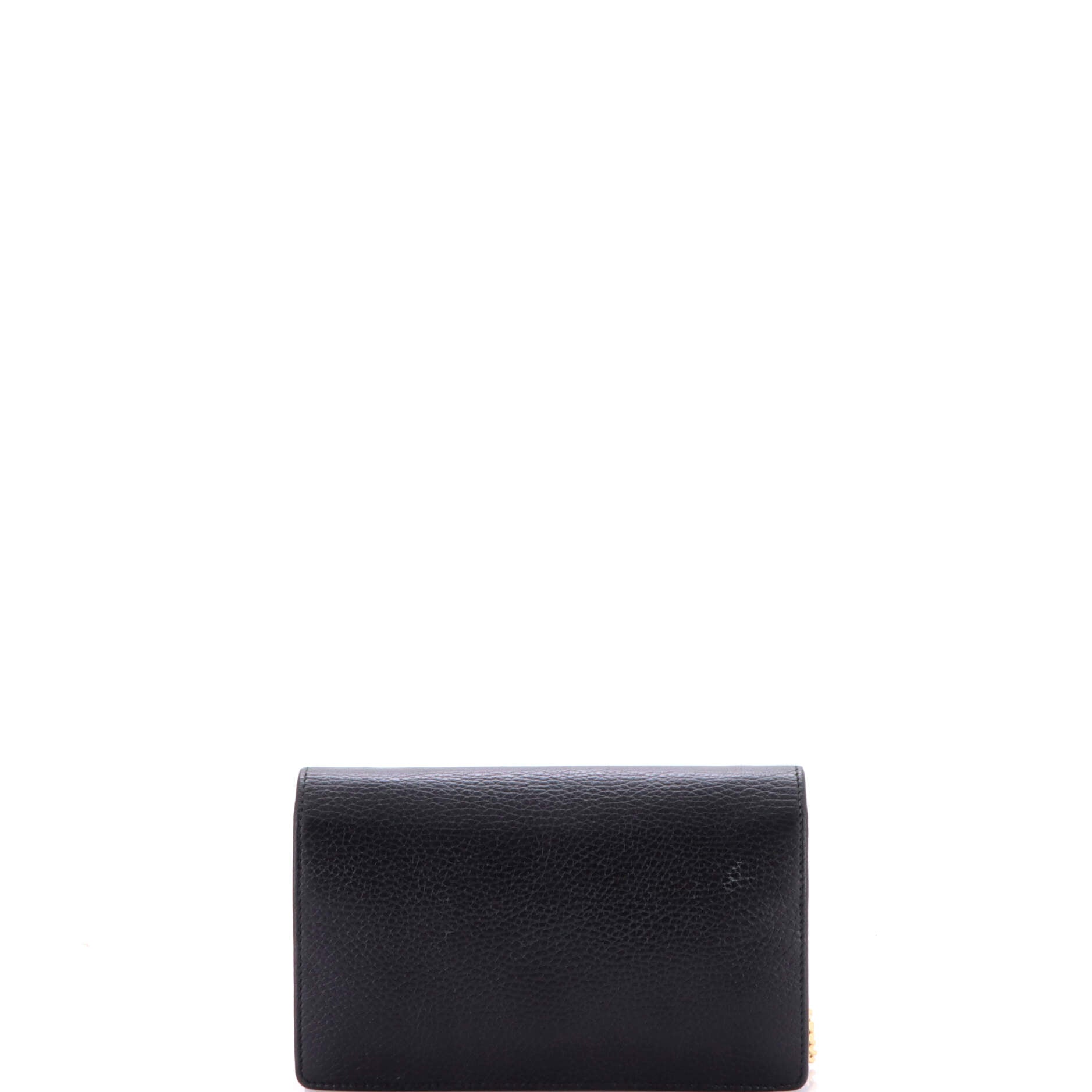 Petite GG Marmont Chain Wallet Leather Mini