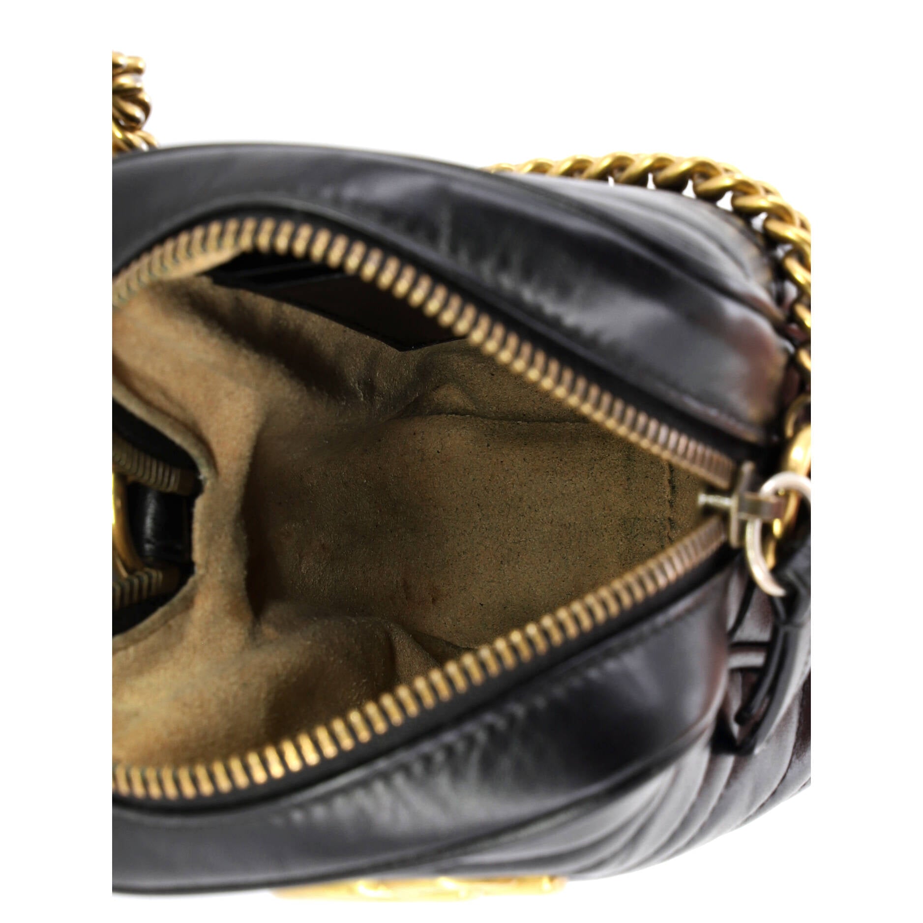 GG Marmont Vertical Phone Crossbody Bag Matelasse Leather Mini