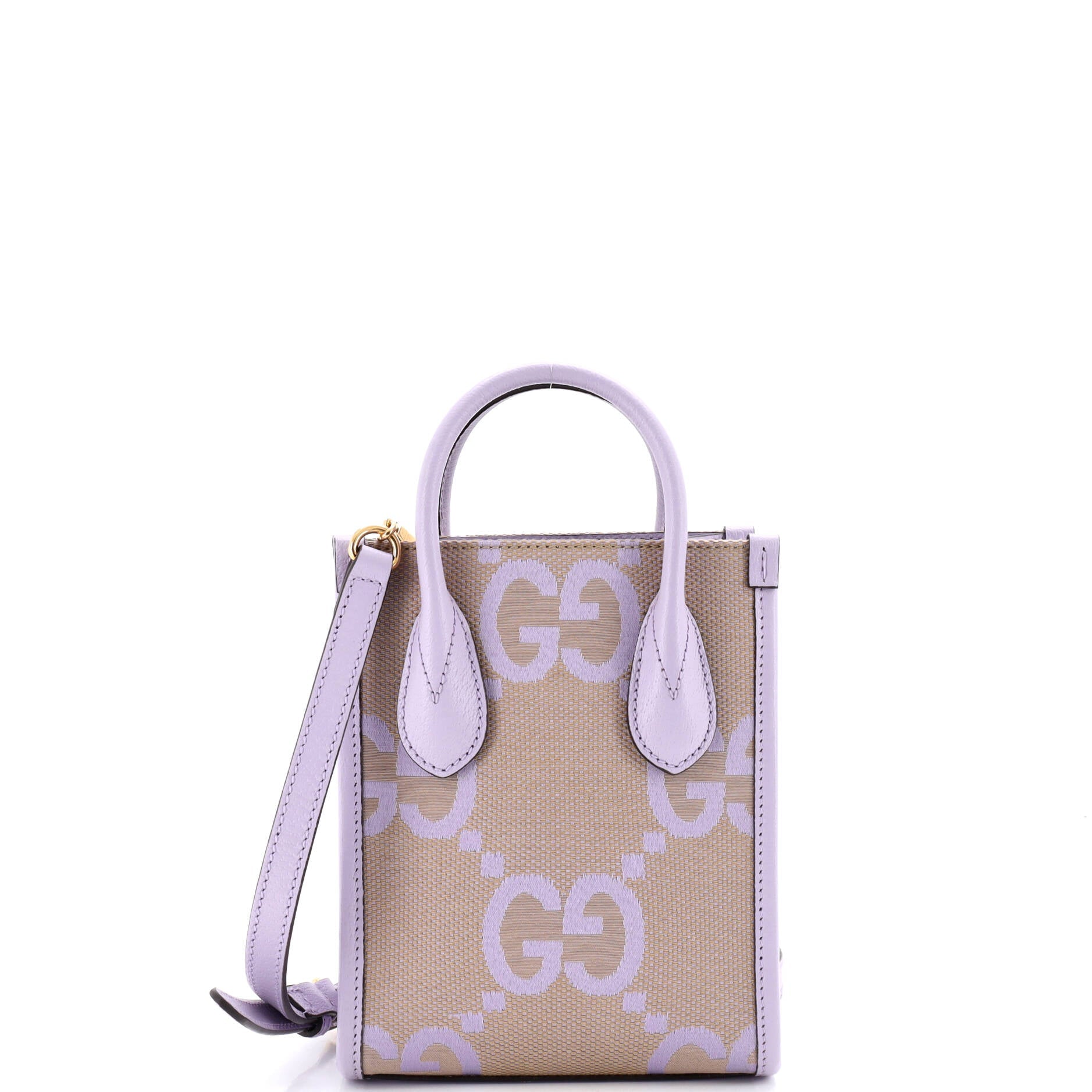 Vertical Tote Jumbo GG Canvas Mini