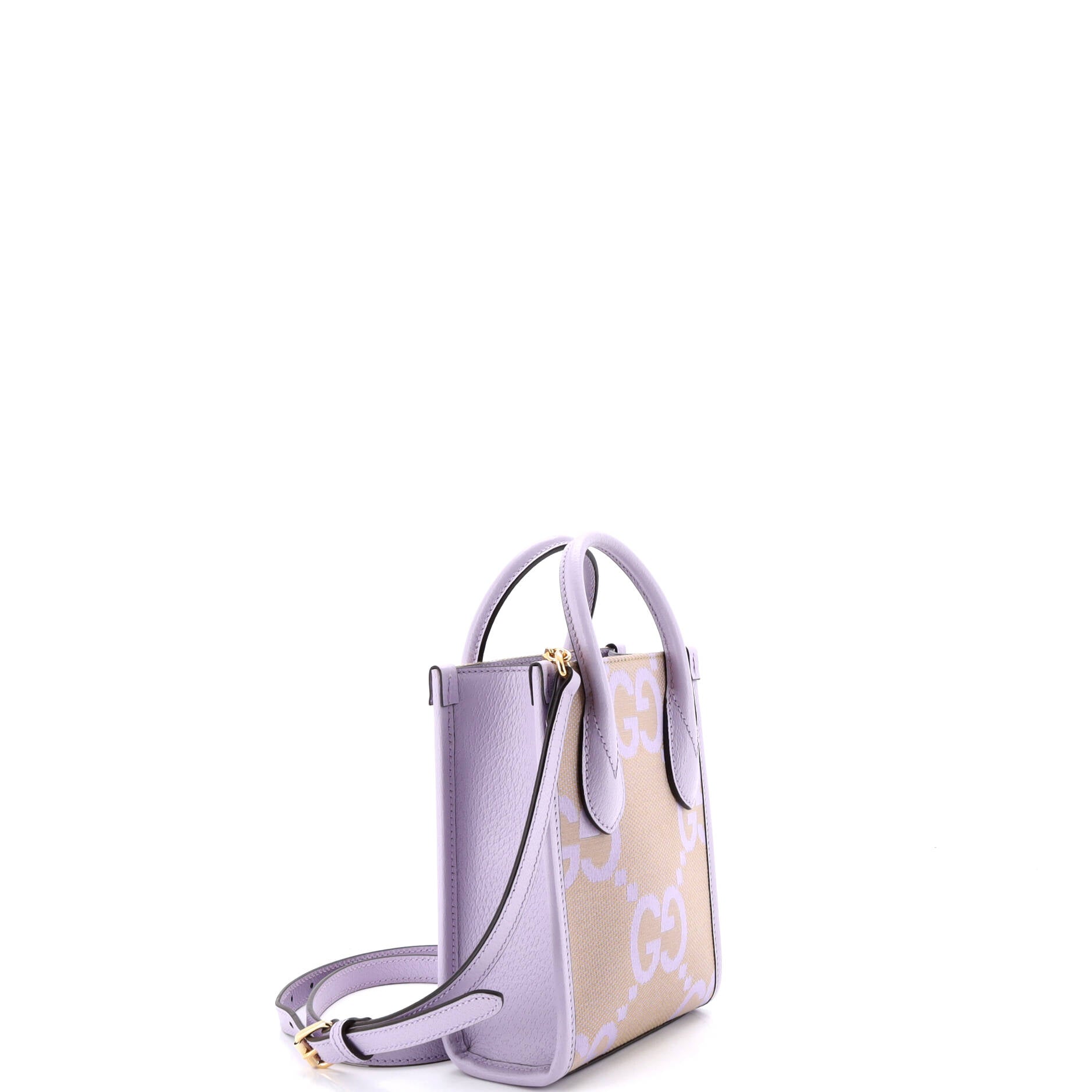 Vertical Tote Jumbo GG Canvas Mini