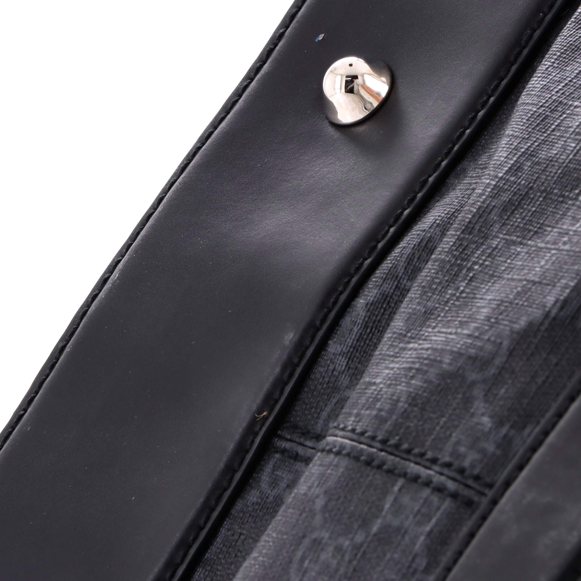 Night Courrier Carry On Convertible Duffle GG Coated Canvas with Applique Small