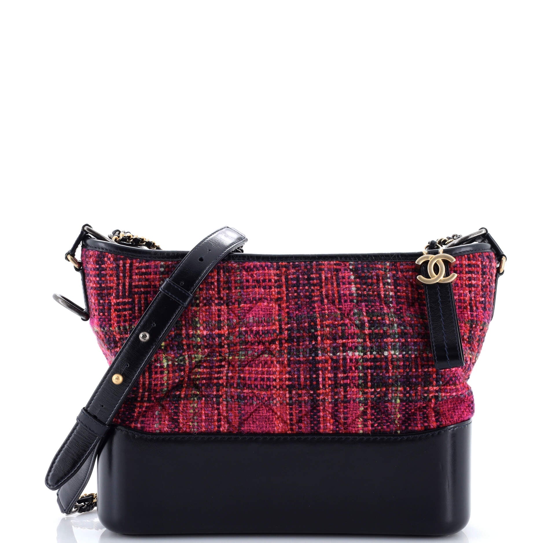 Gabrielle Hobo Quilted Tweed and Calfskin Medium