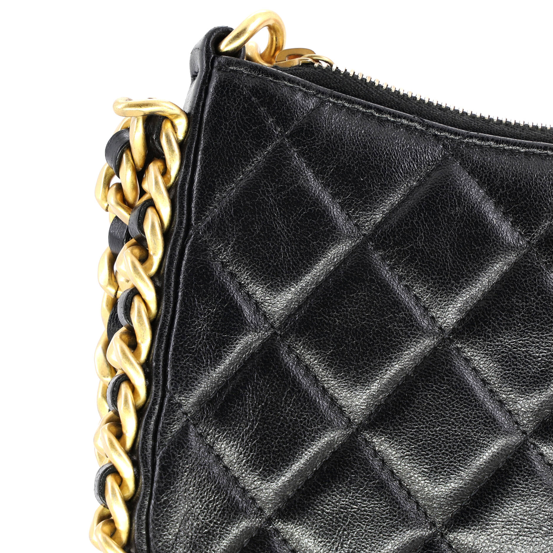 CC Chain Around Hobo Quilted Lambskin Mini