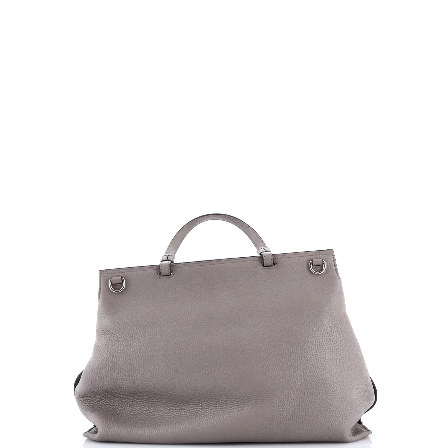 Bamboo Daily Top Handle Bag Leather Large