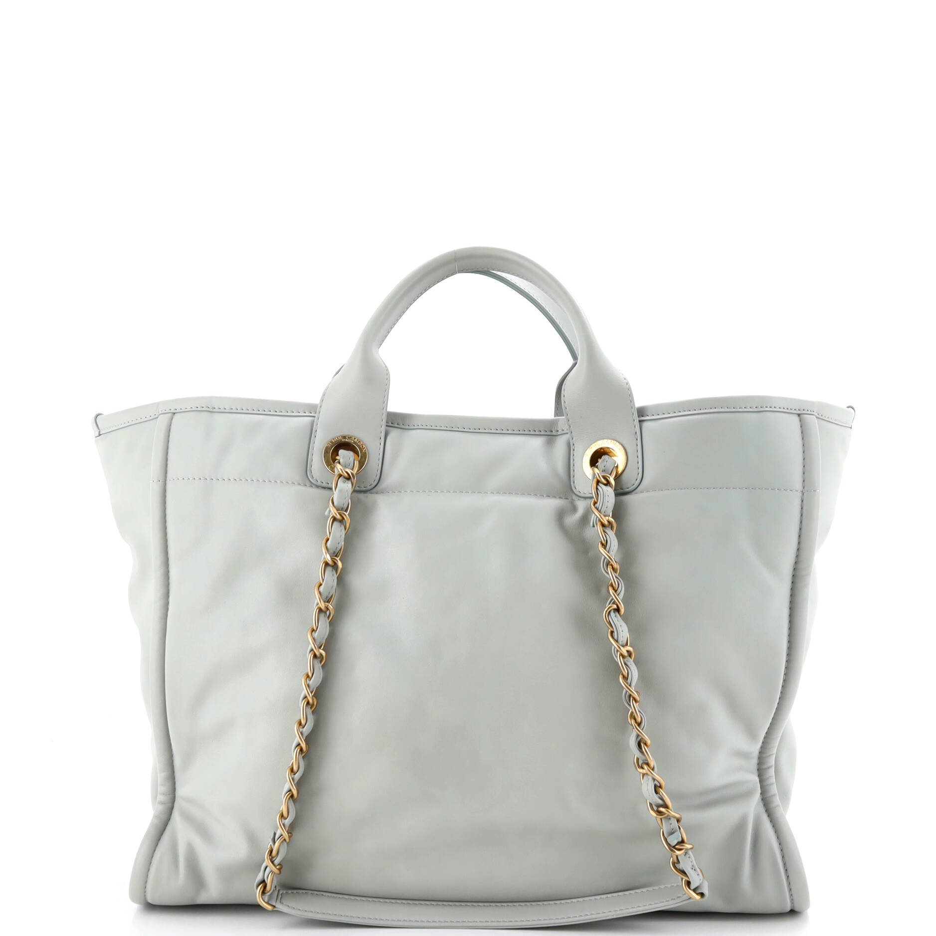 Deauville NM Tote Embossed Calfskin Medium
