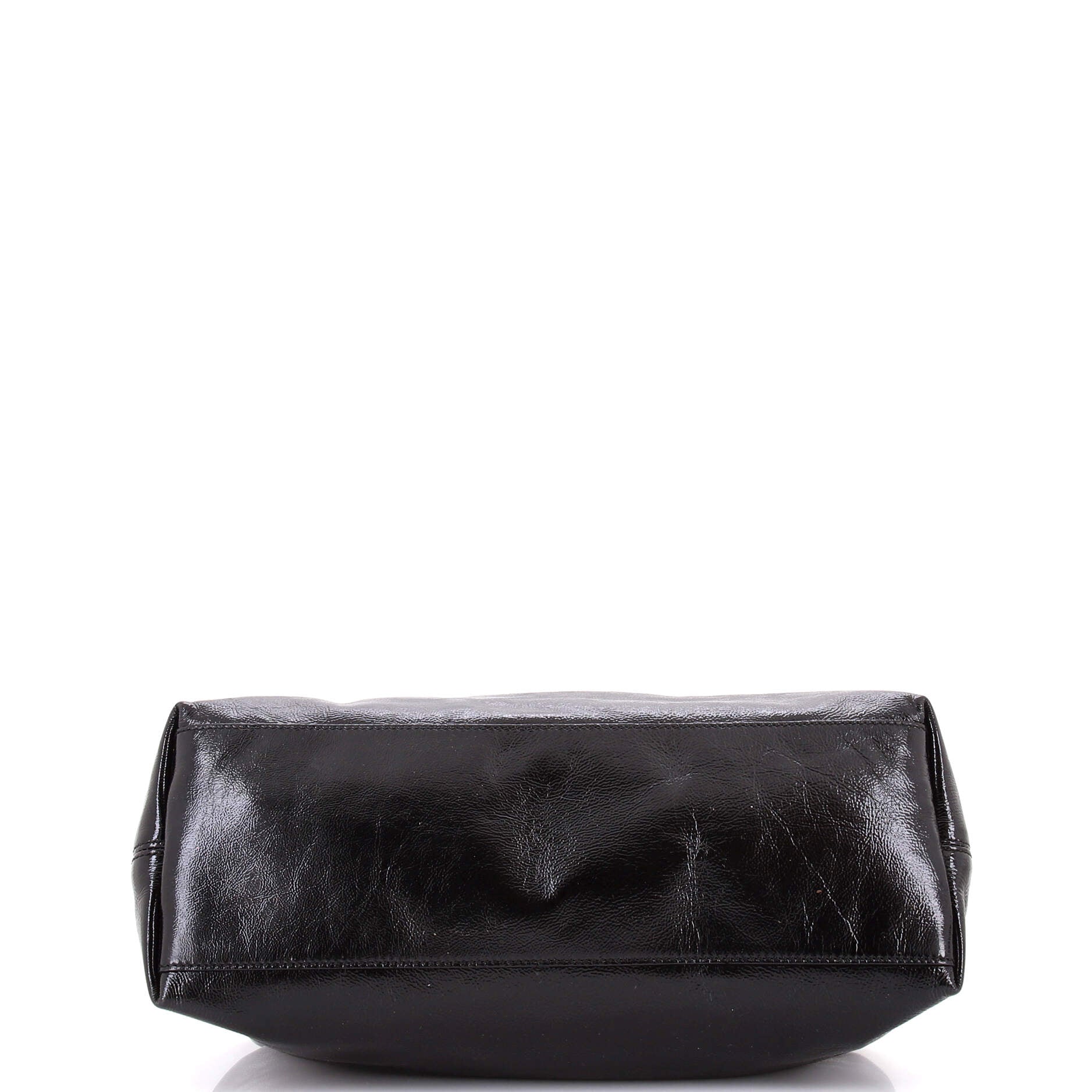 Soho Chain Strap Shoulder Bag Patent Medium