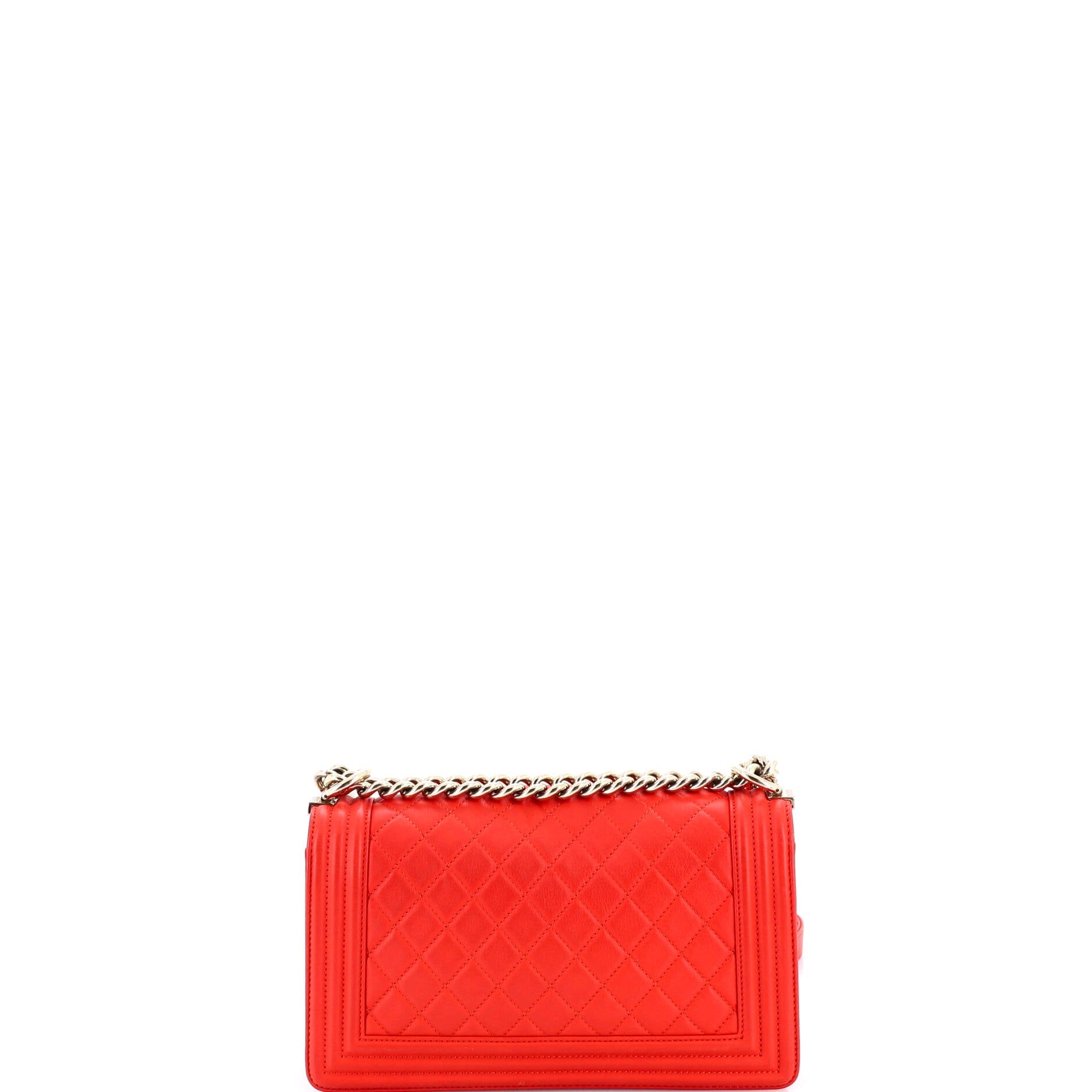 Boy Flap Bag Quilted Caviar Old Medium
