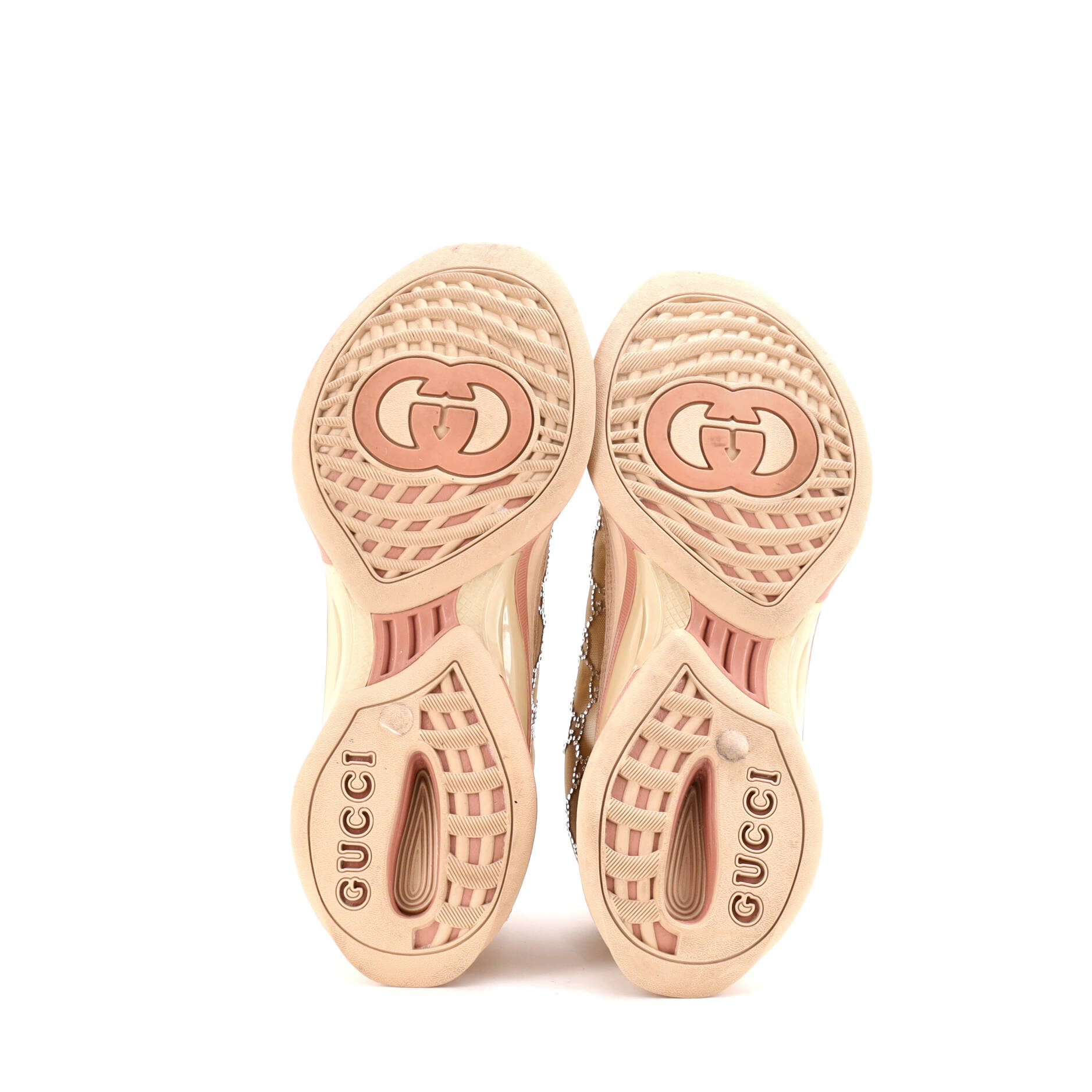 Women's Run Sneakers Crystal GG Embellished Mesh