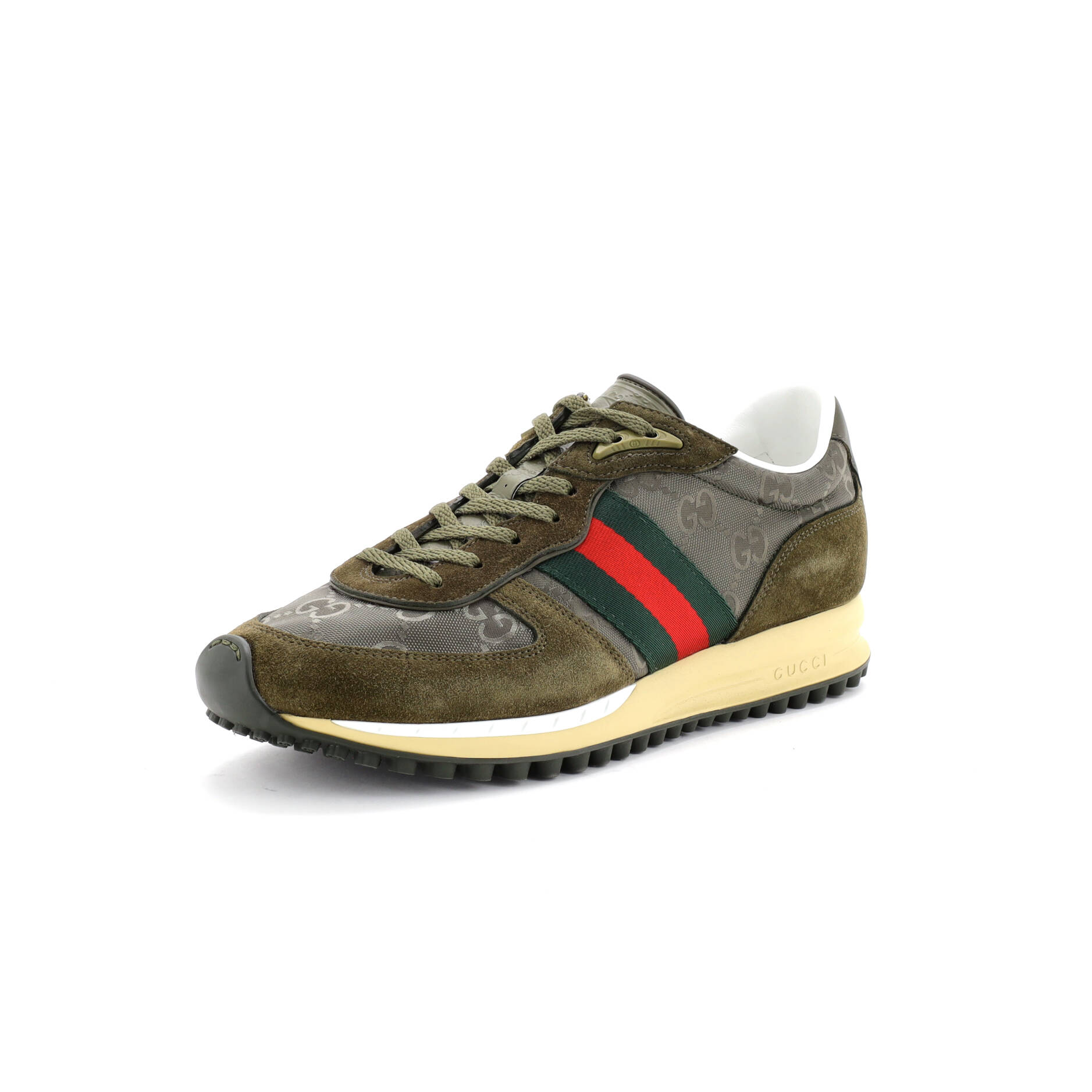 Men's Re-Motion Sneakers GG Canvas and Suede