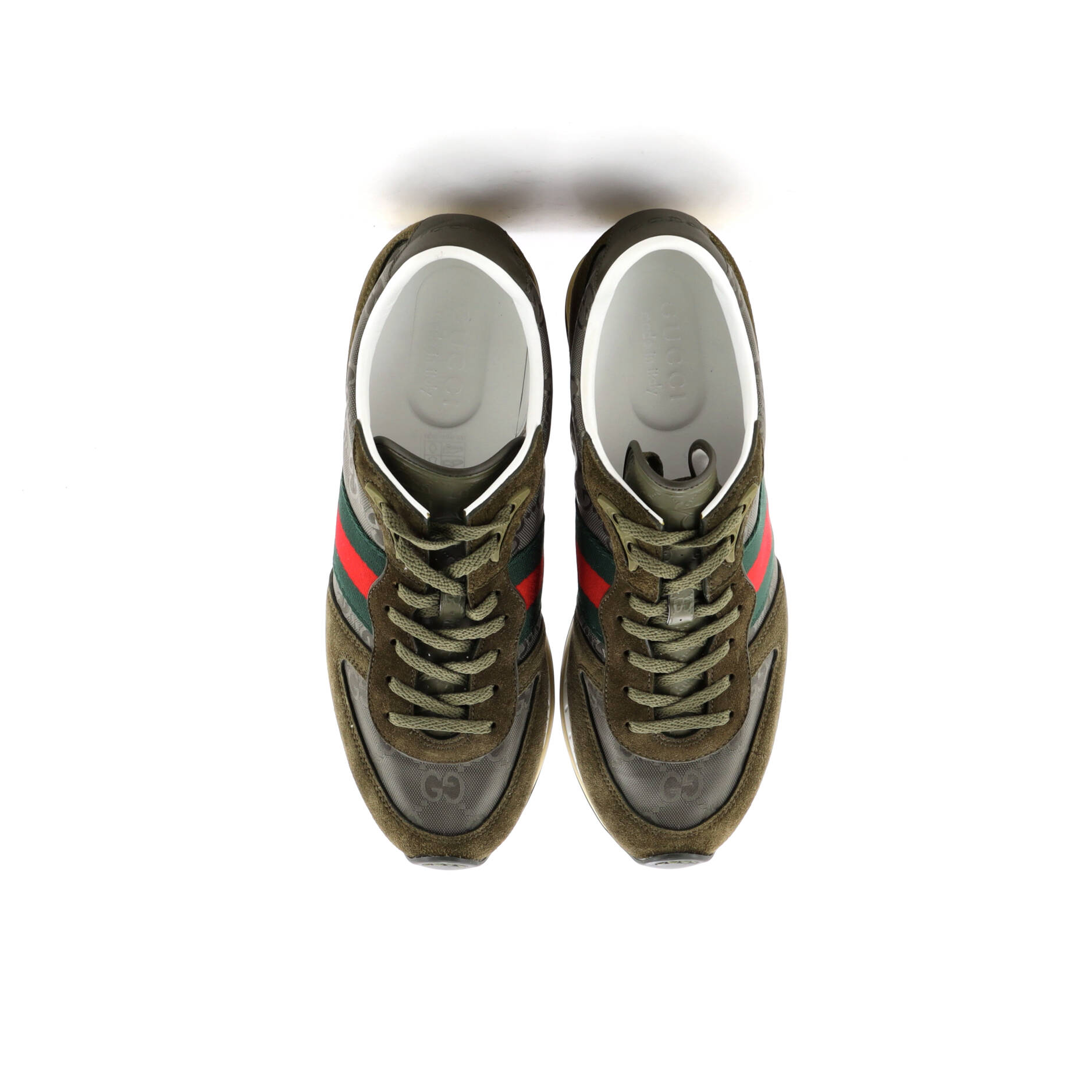 Men's Re-Motion Sneakers GG Canvas and Suede