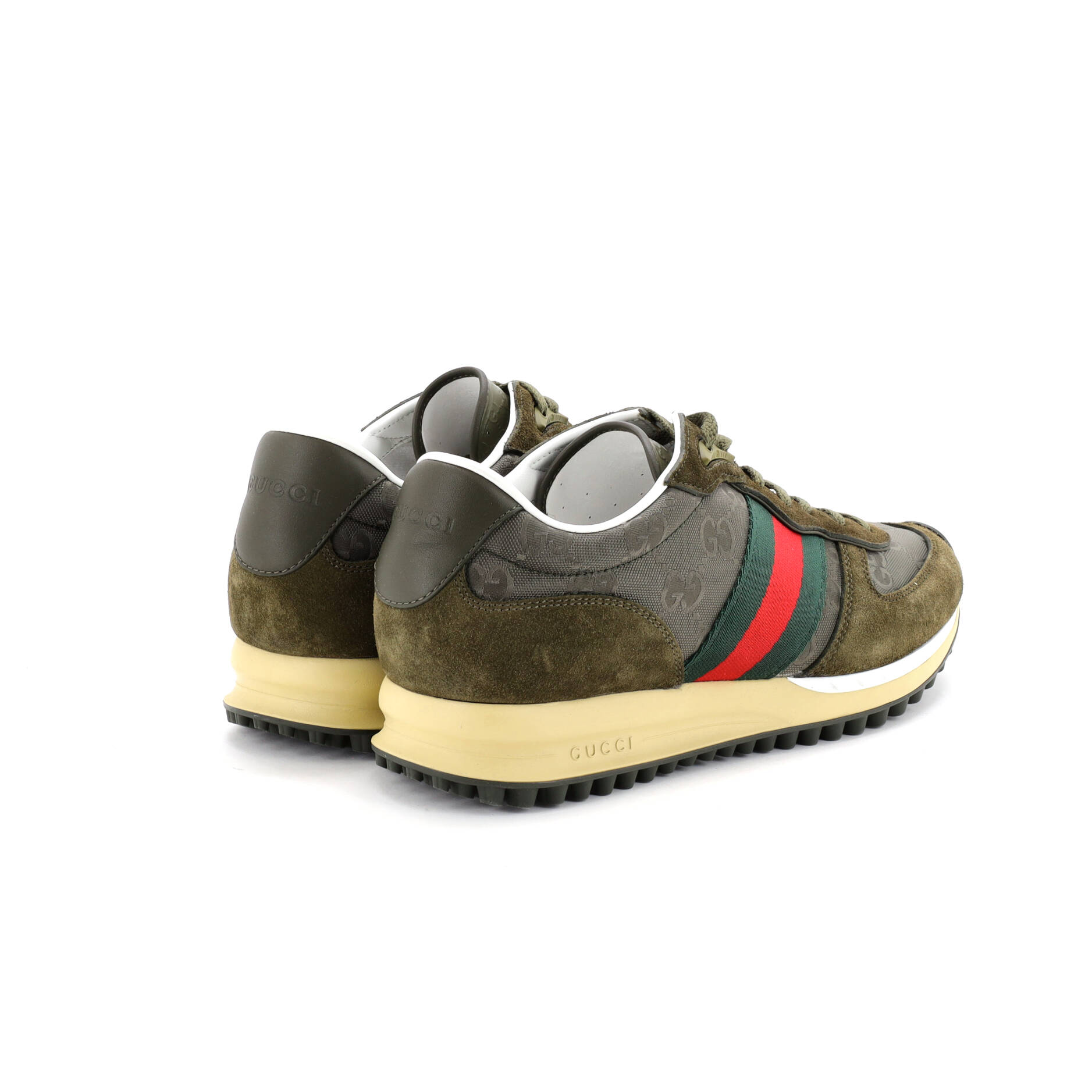 Men's Re-Motion Sneakers GG Canvas and Suede