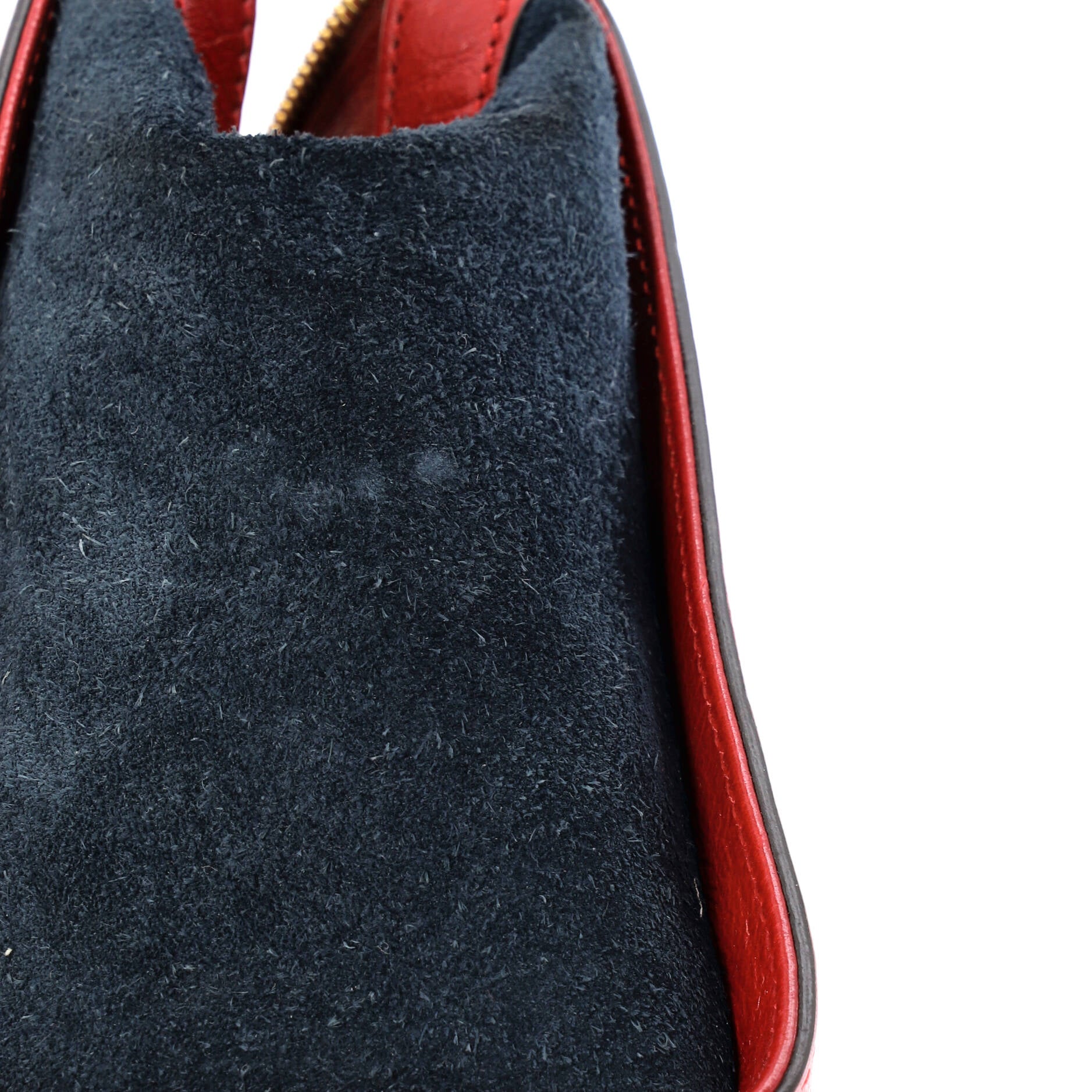 Ophidia Top Handle Tote Suede Small