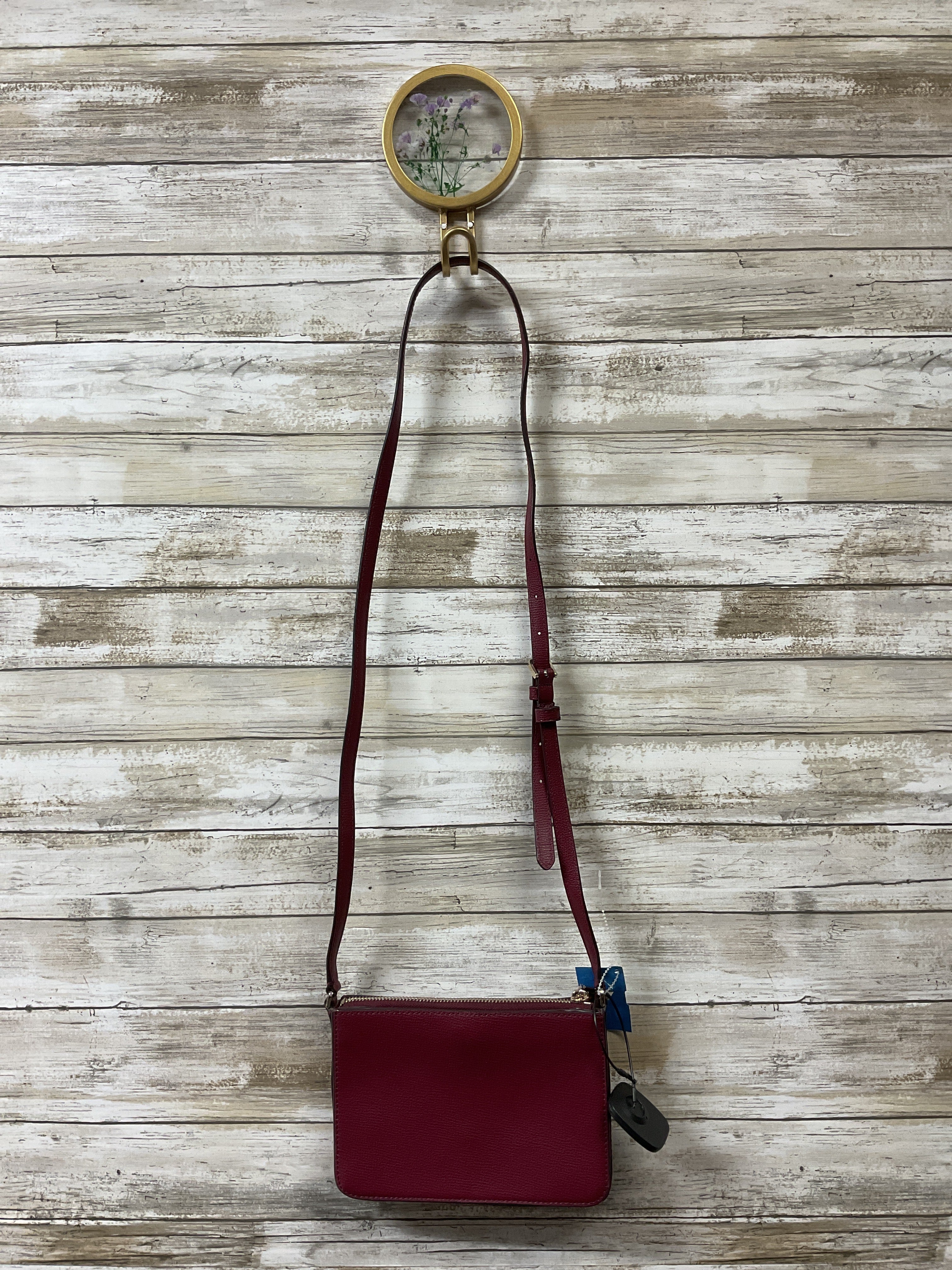Handbag Designer By Kate Spade In Maroon, Size:Small