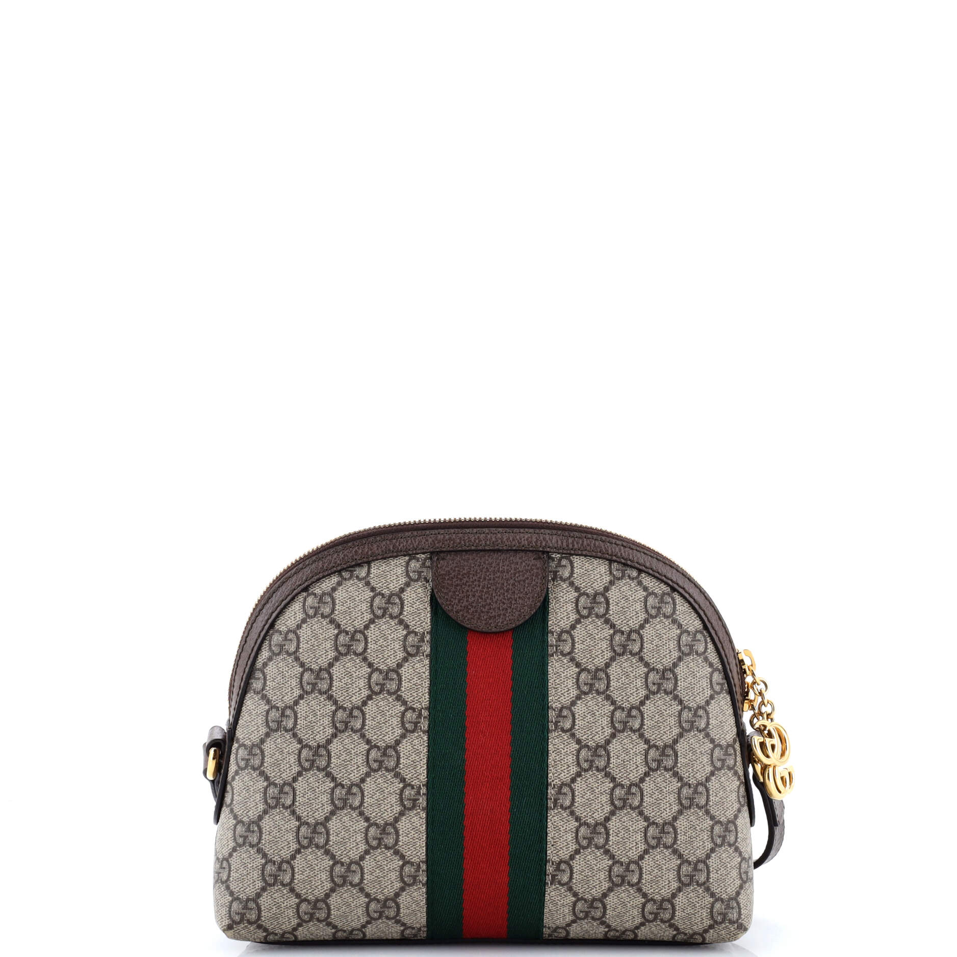 Ophidia Dome Shoulder Bag GG Coated Canvas Small