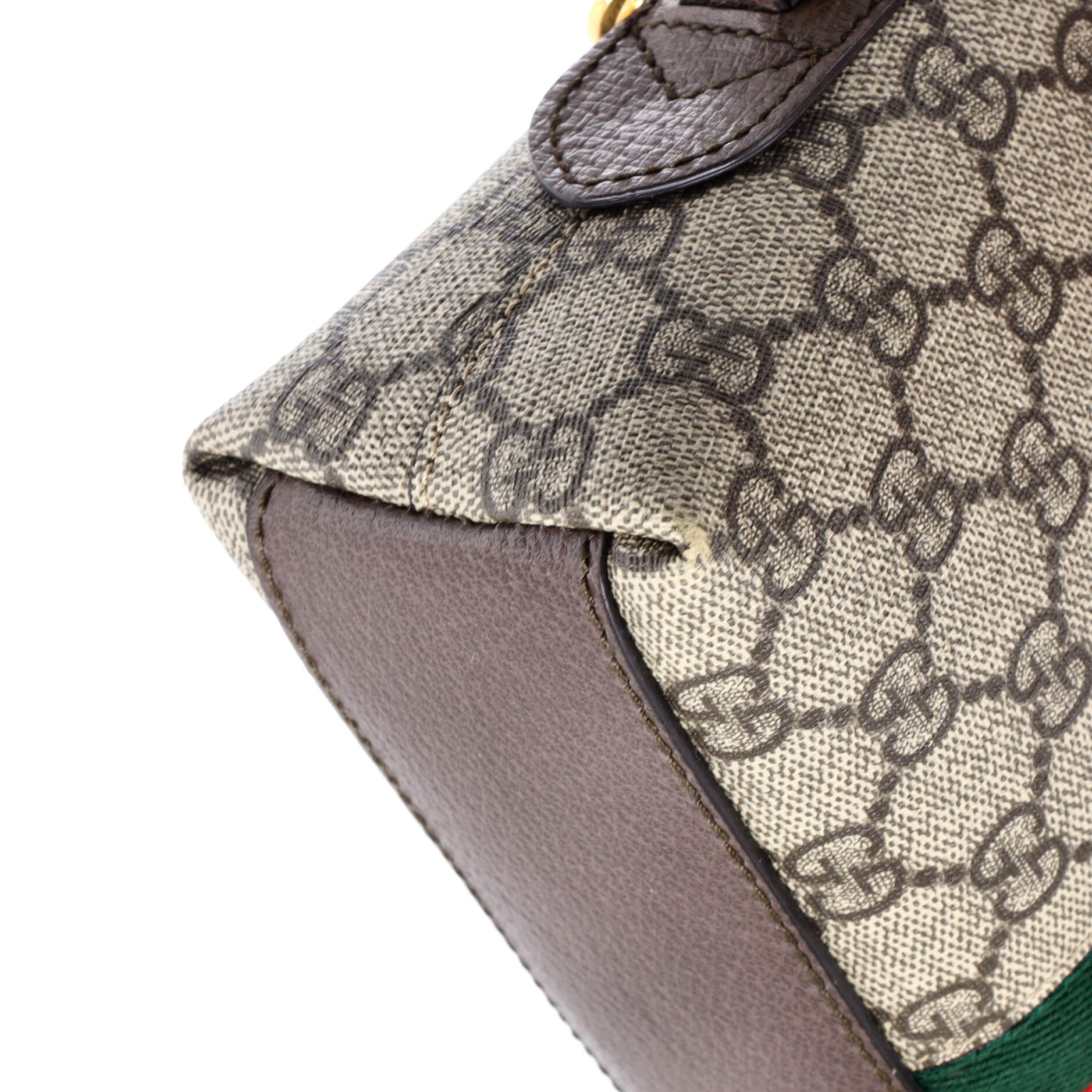 Ophidia Dome Shoulder Bag GG Coated Canvas Small