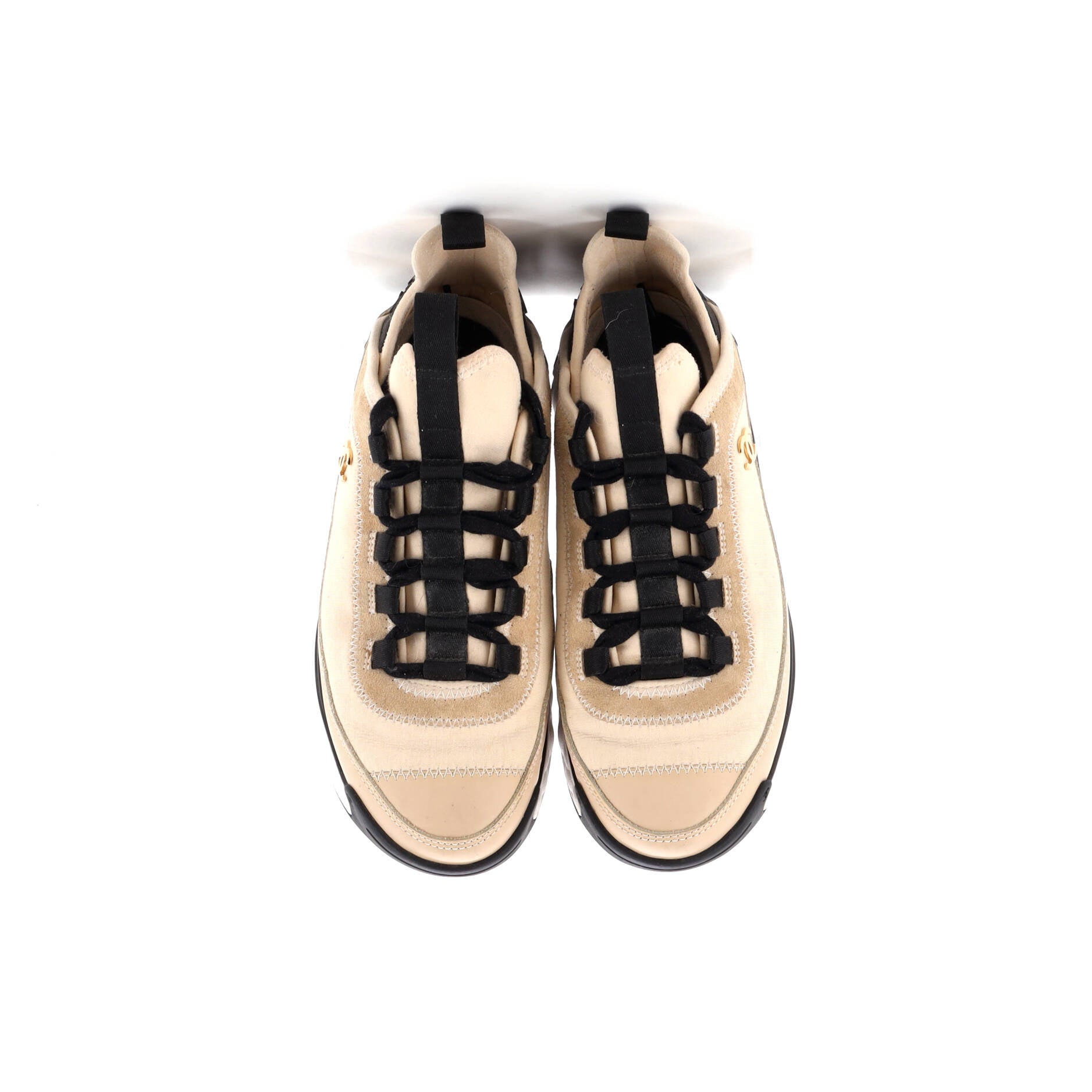 Women's CC Cap Toe Logo Sneakers Mixed Fibers