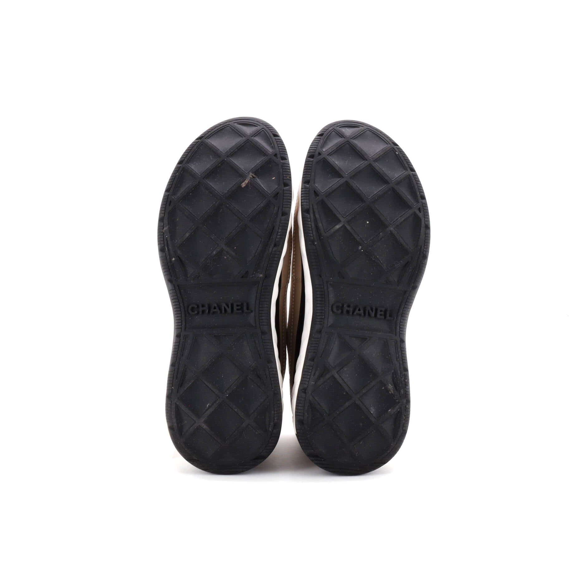 Women's CC Cap Toe Logo Sneakers Mixed Fibers