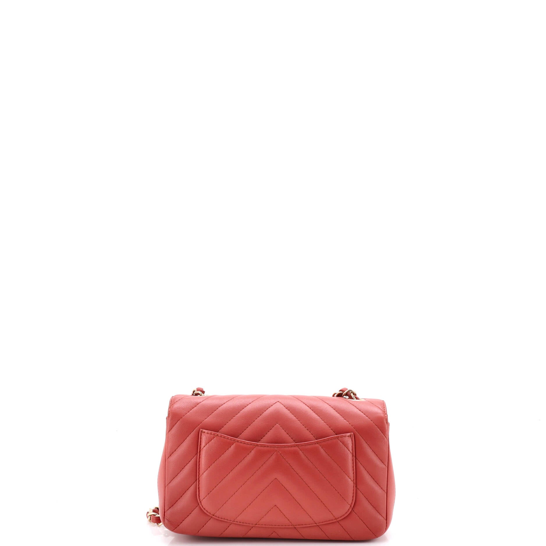 Classic Single Flap Bag Chevron Lambskin Mini