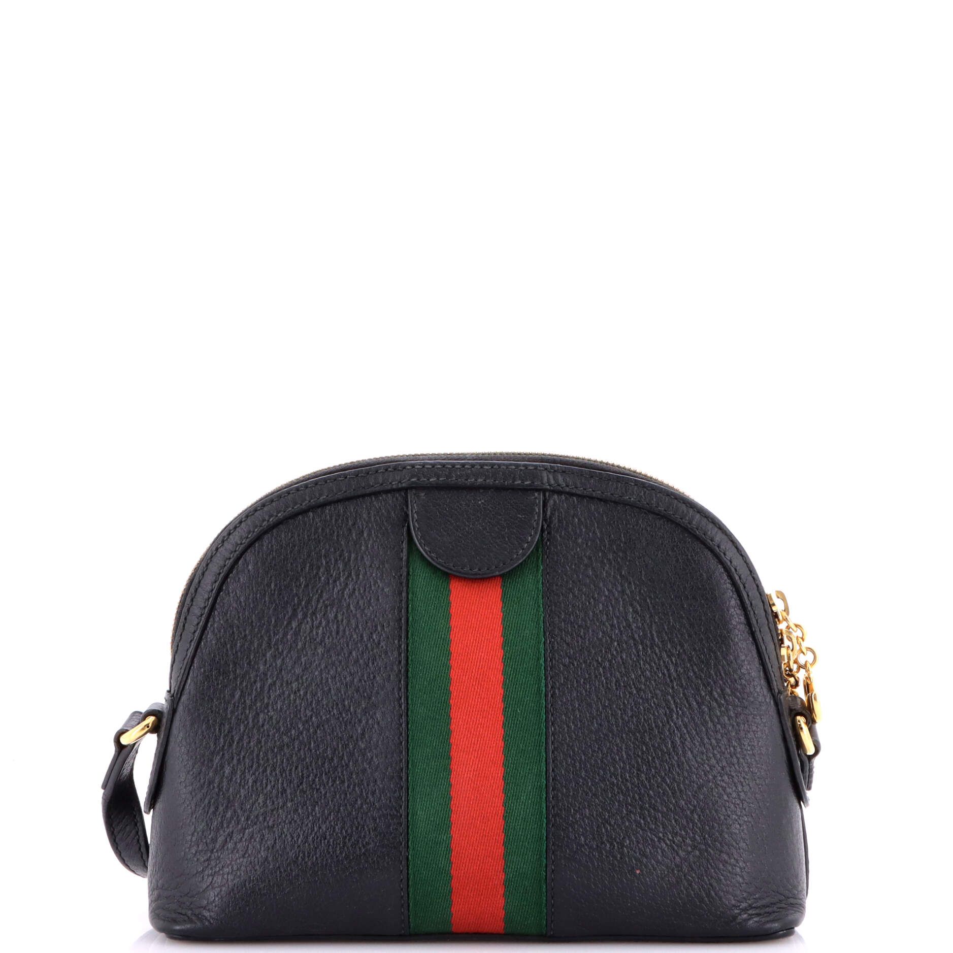 Ophidia Dome Shoulder Bag Leather Small