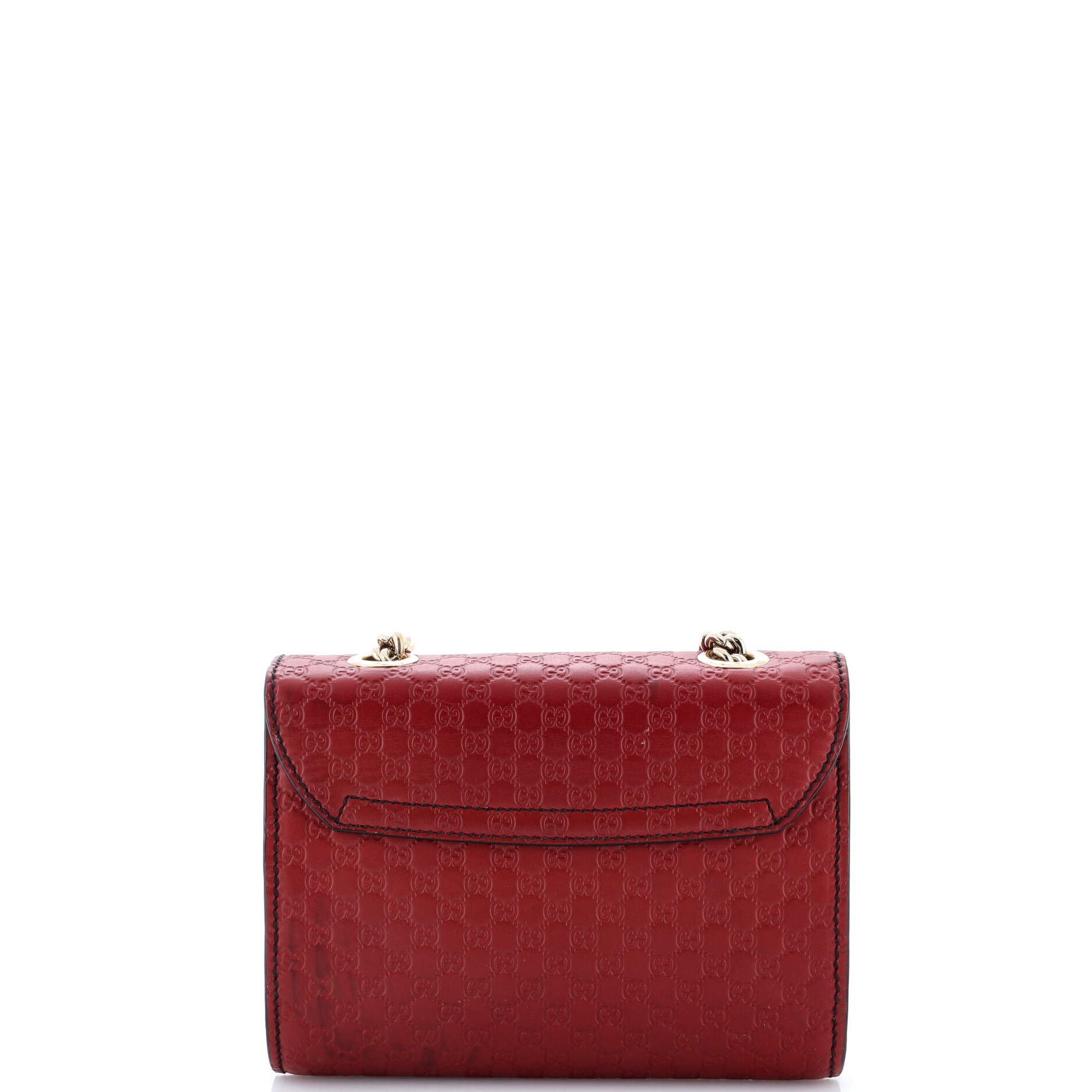 Emily Chain Flap Bag Microguccissima Leather Mini