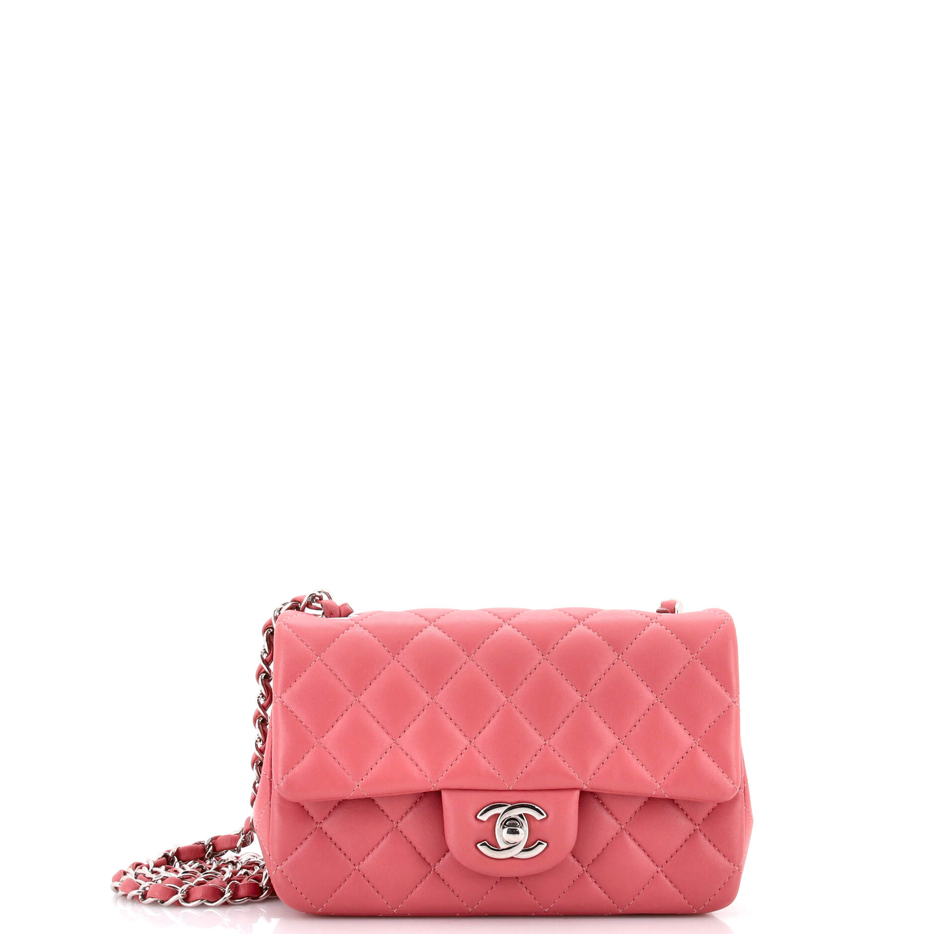 Classic Single Flap Bag Quilted Lambskin Mini