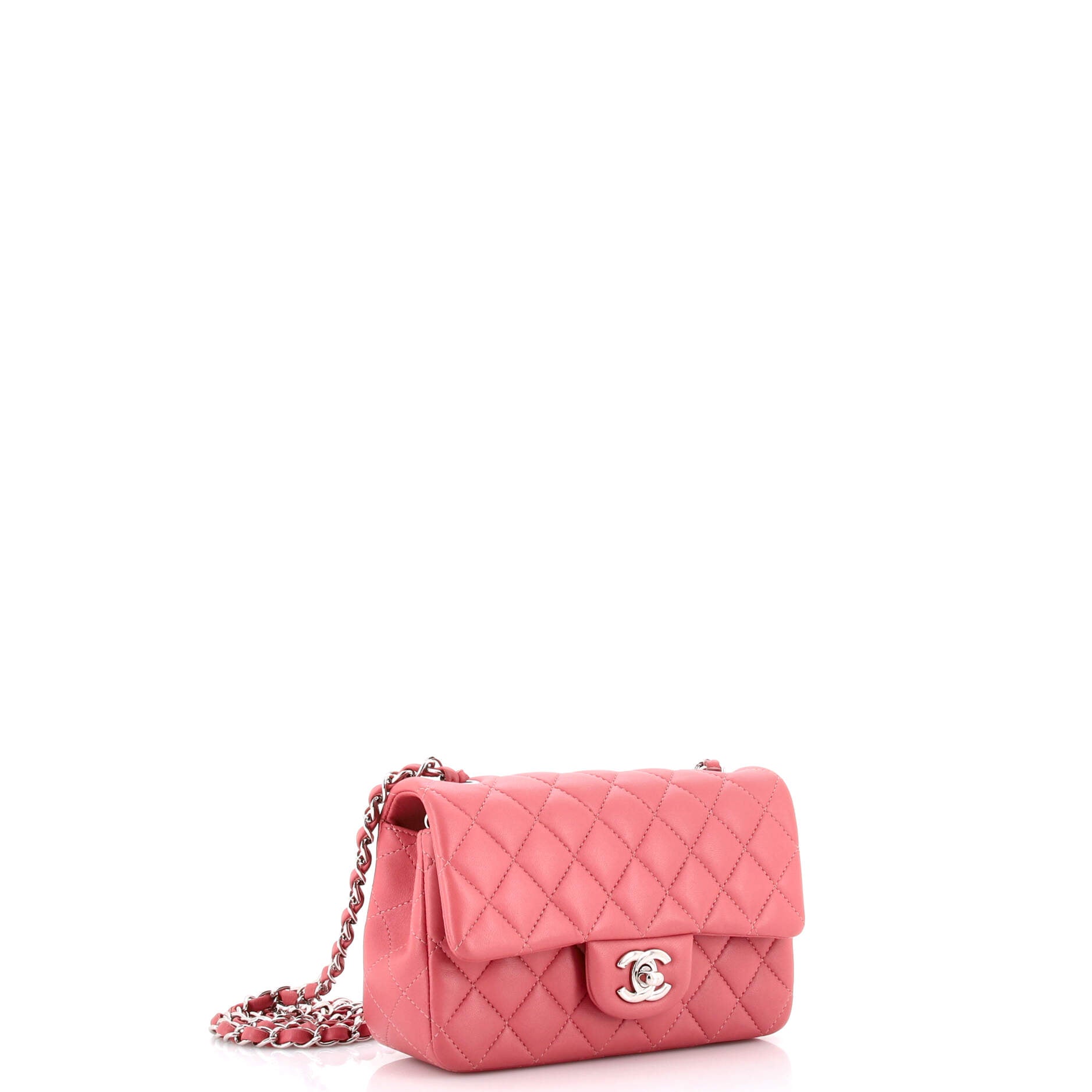 Classic Single Flap Bag Quilted Lambskin Mini