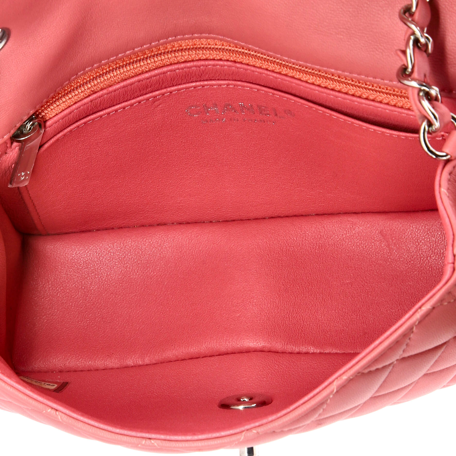 Classic Single Flap Bag Quilted Lambskin Mini