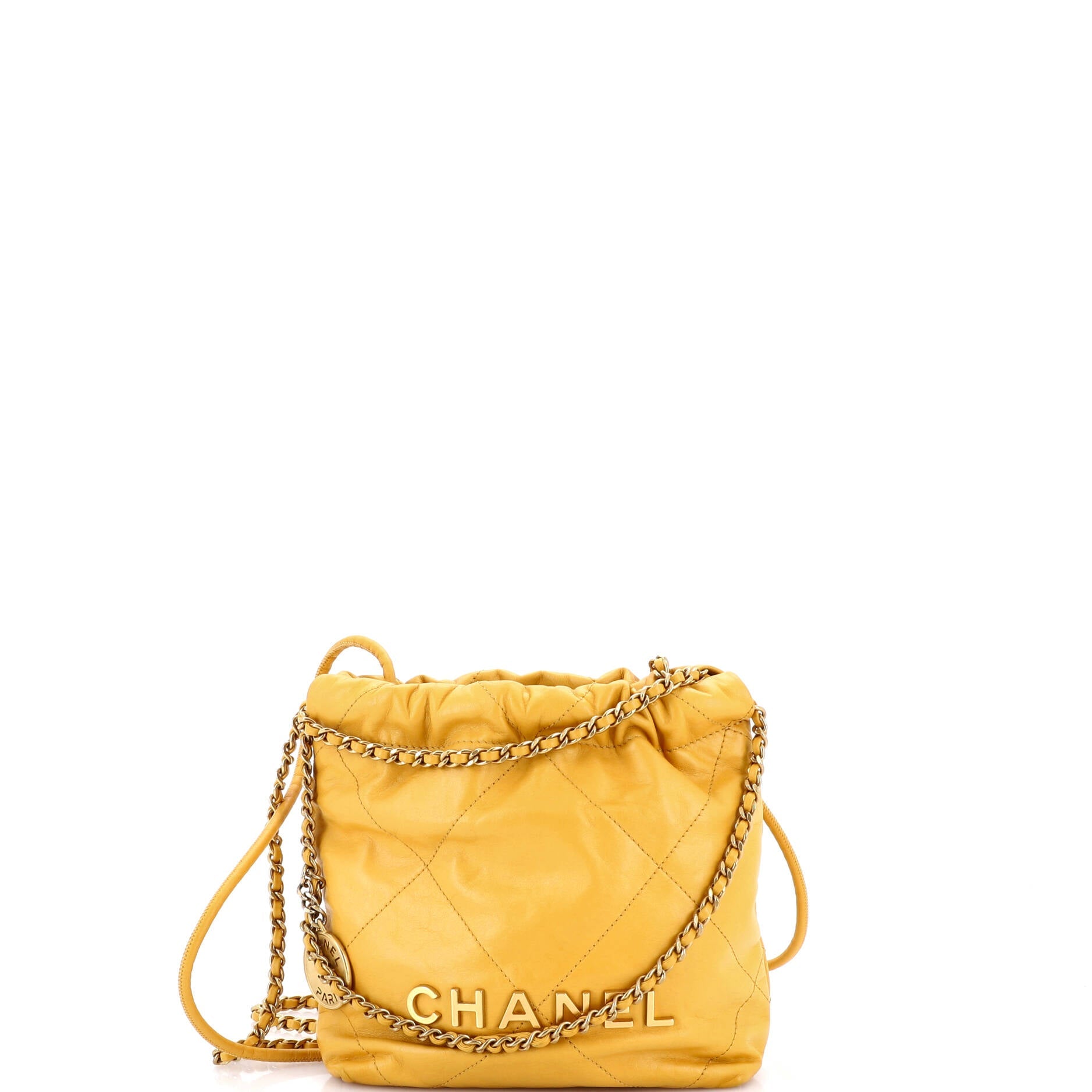 22 Chain Hobo Quilted Calfskin Mini