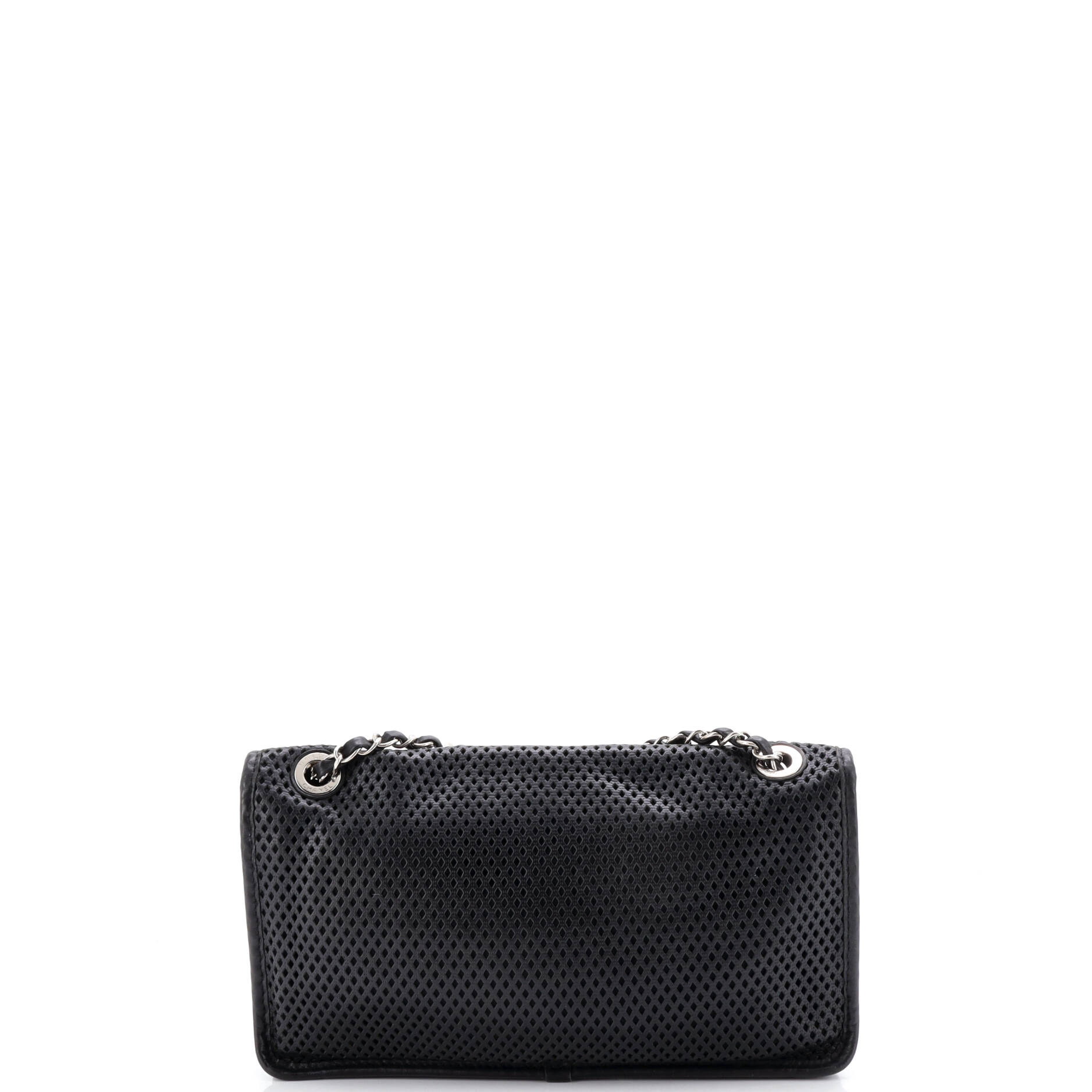 Up In The Air Flap Bag Perforated Leather Medium