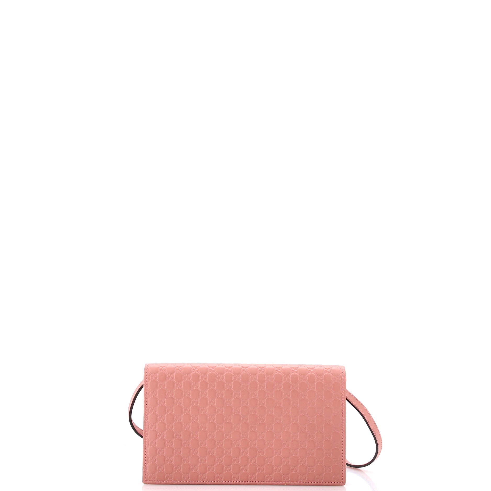 Wallet on Strap Microguccissima Leather