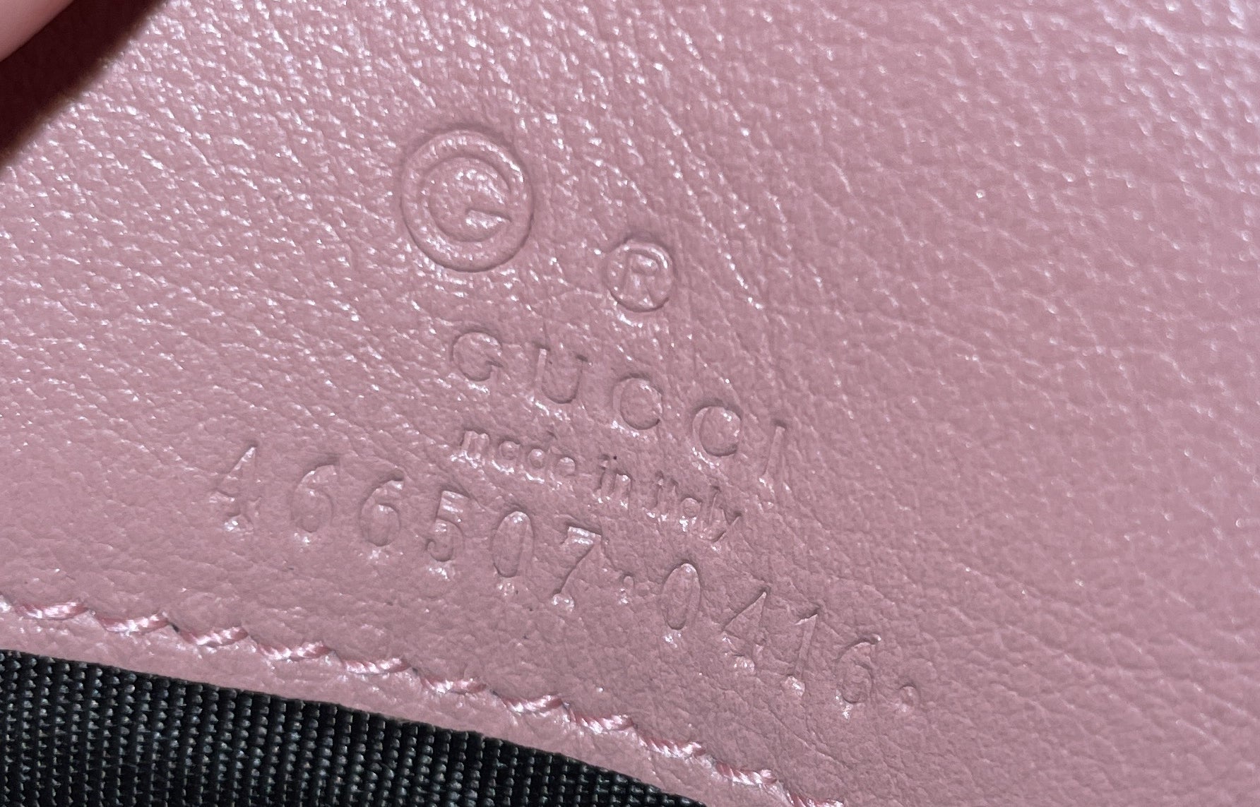 Wallet on Strap Microguccissima Leather