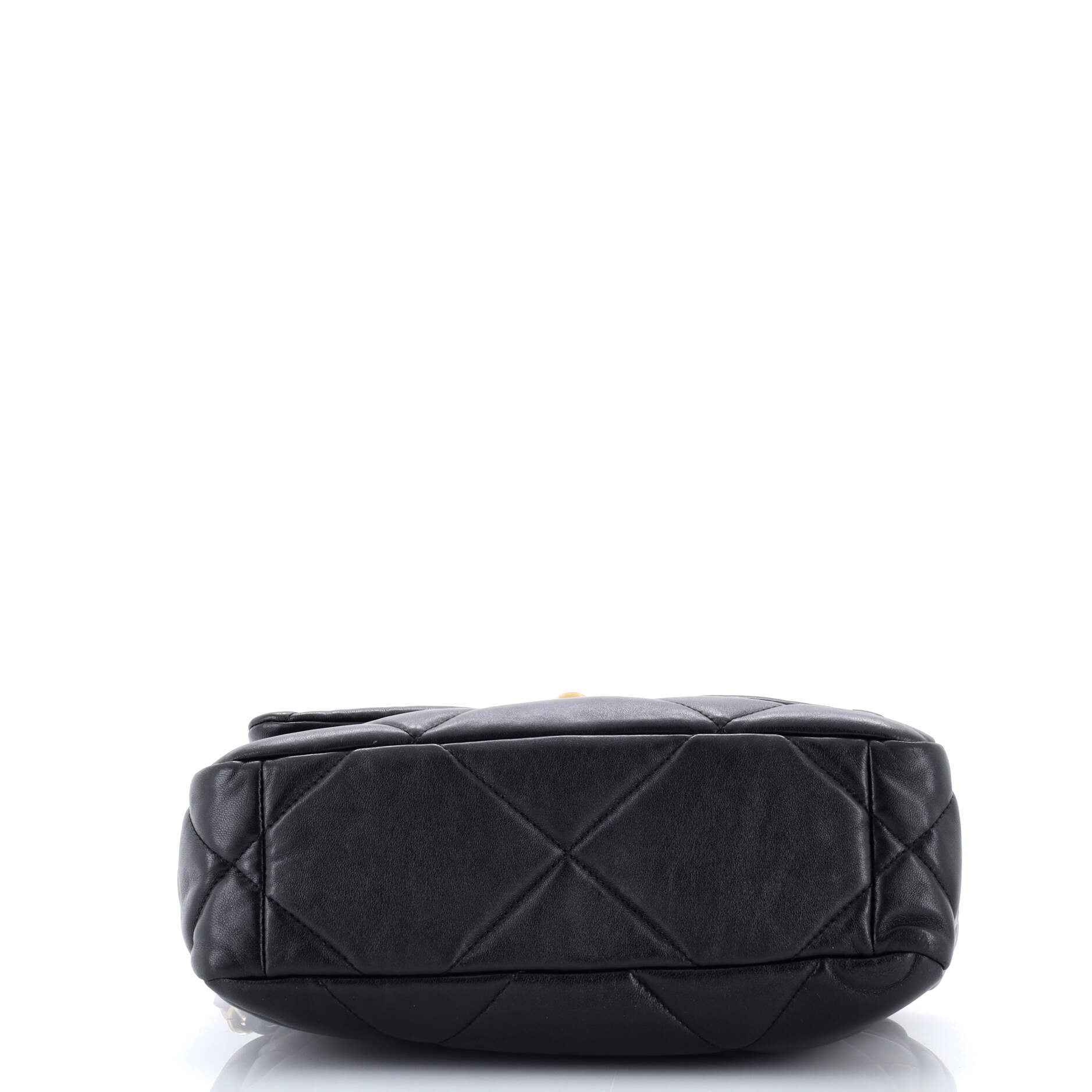 19 Flap Bag Quilted Leather Medium