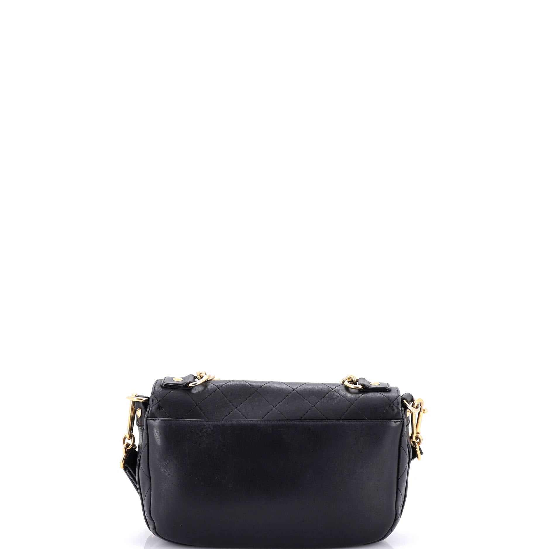 Paris in Rome Messenger Bag Quilted Lambskin Small