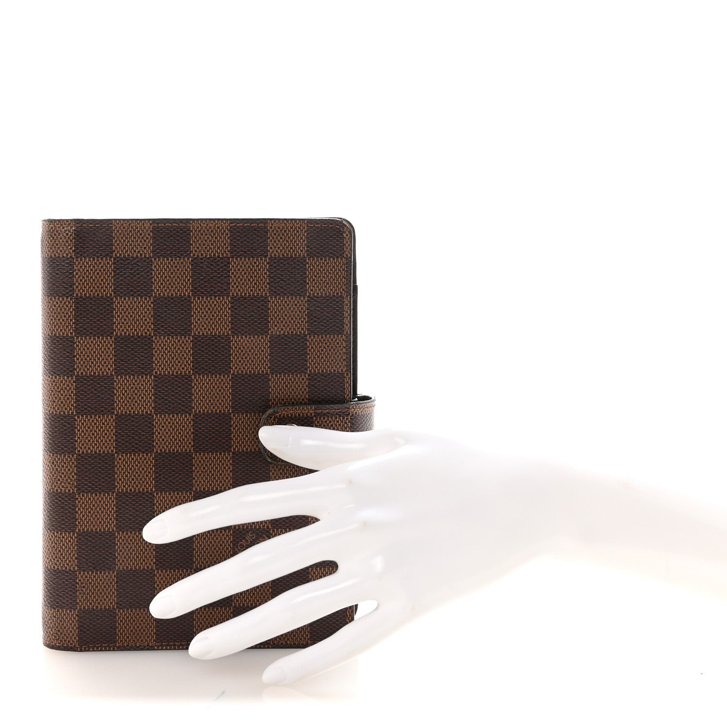 Damier Ebene Medium Ring Agenda Cover