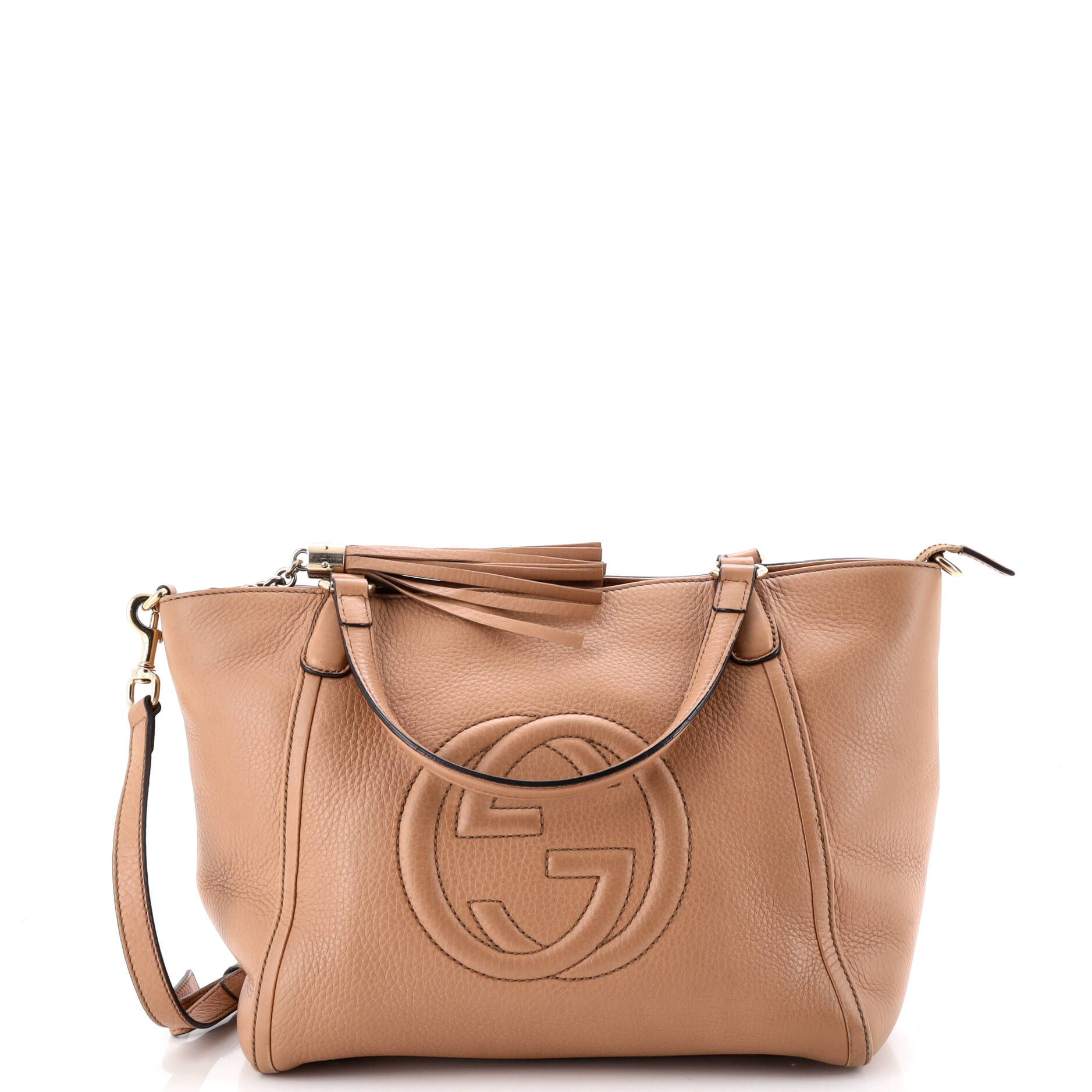Soho Convertible Top Handle Bag Leather Small