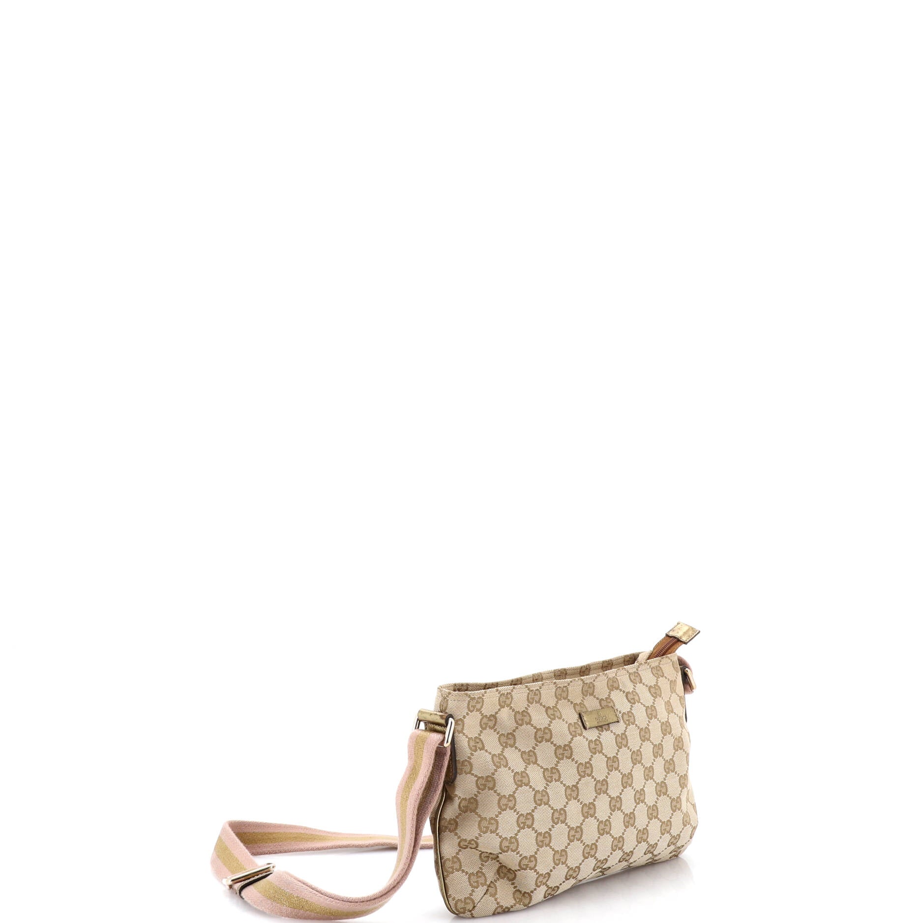 Web Strap Messenger Bag GG Canvas Small