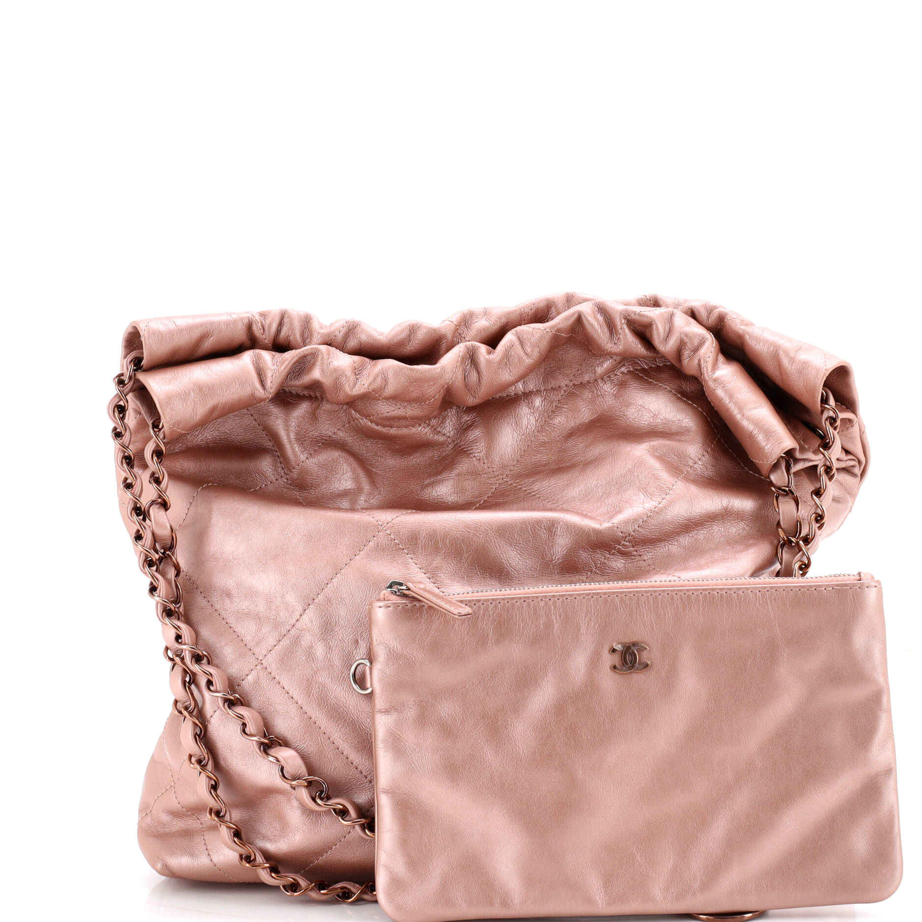 22 Chain Hobo Quilted Calfskin Small
