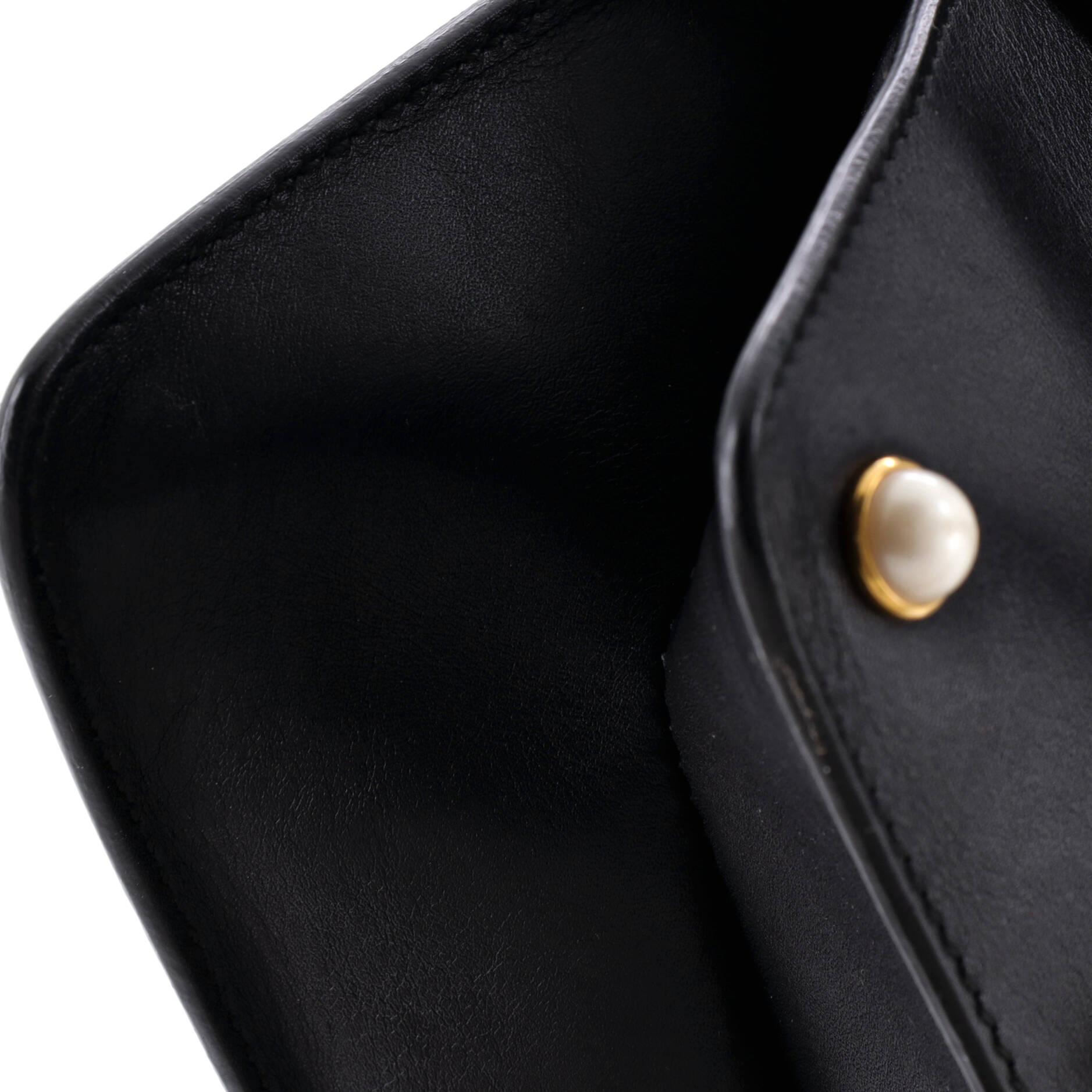 Broadway Pearly Bee Shoulder Bag Embellished Leather Mini
