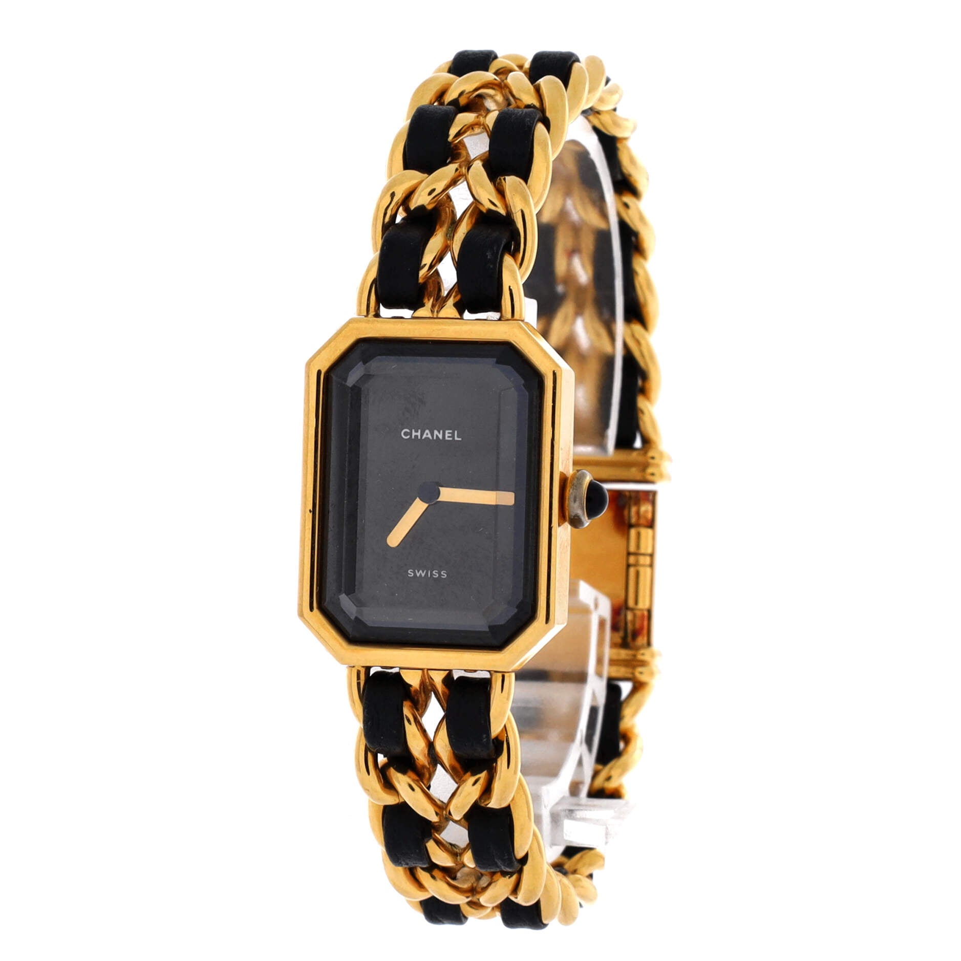 Premiere Rock Quartz Watch Plated Metal and Leather 20